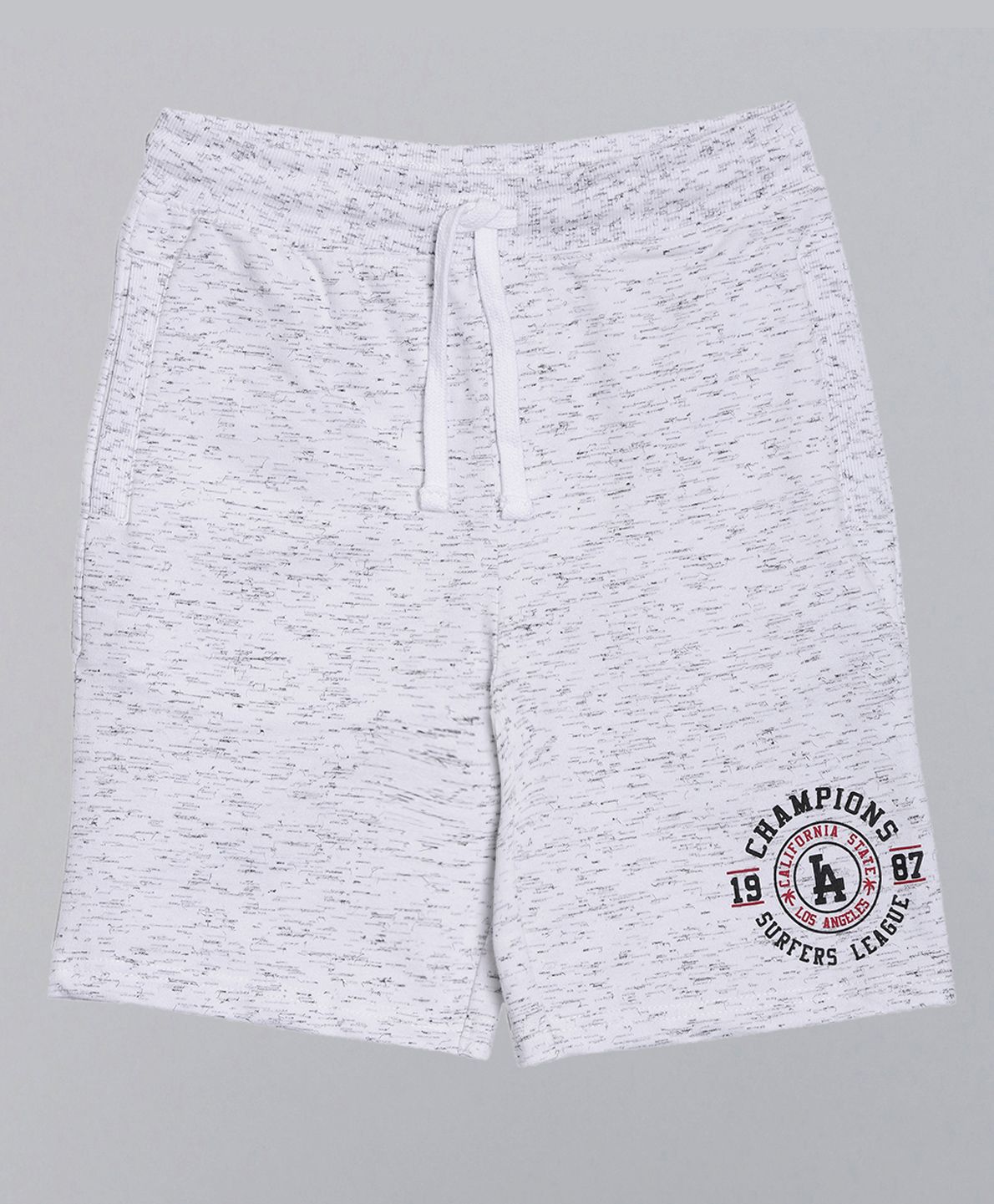 3PIN Solid Shorts  - Grey-picture-12