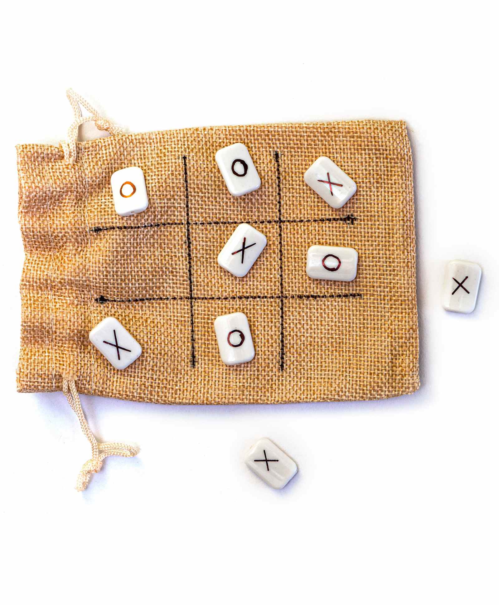Rocking Potato Portable Tic Tac Toe Game - Beige-picture-16