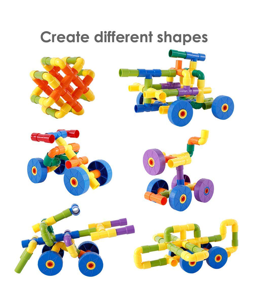 KV Impex Pipe Blocks 72 Pieces- (Color And Design May Vary)-image-26