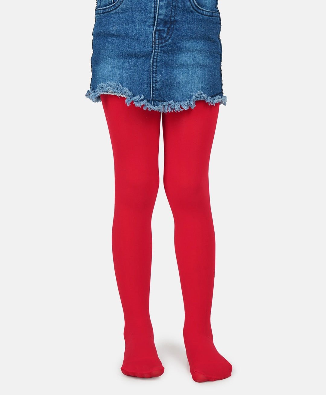 NEXT2SKIN Spandex Solid Pantyhose Stocking - Red-image-8