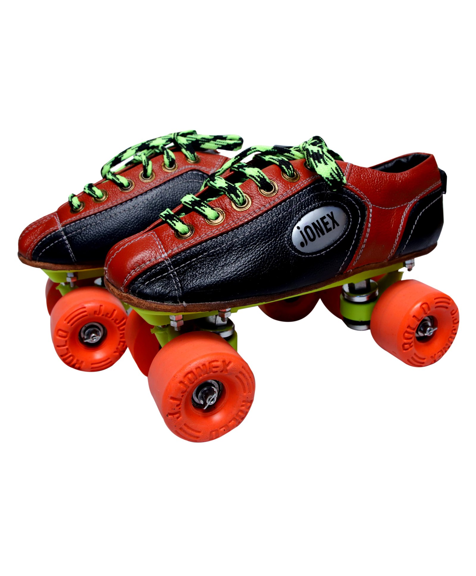 JJ Jonex Fix Body Quad Shoe Rollo Rubber Skates With Bag Size Kids 12 Uk- Red-picture-22