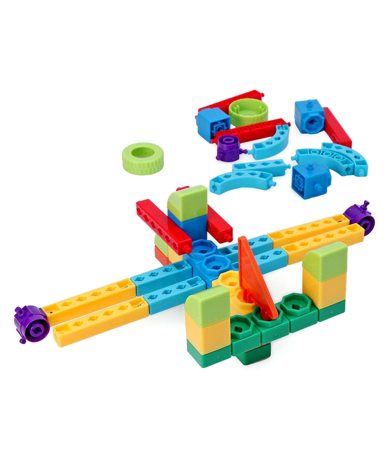 Engino Qboidz 4 in 1 mm Stunt Plane STEM Multimodel Building Set - 150 Pieces-image-8