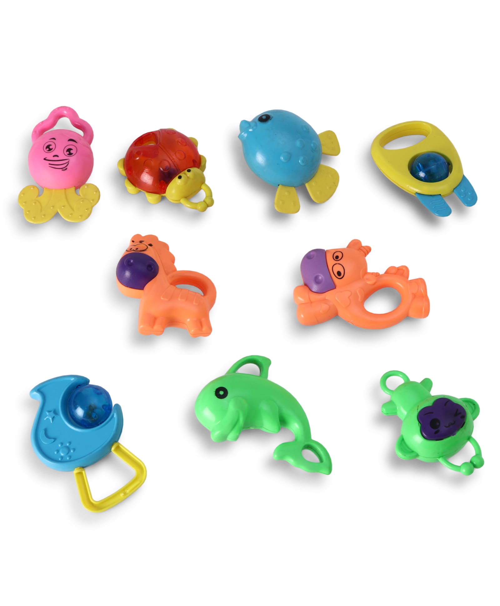 Bliss Kids Animal Shaped Rattle Set of 9 - Multicolour-image-33