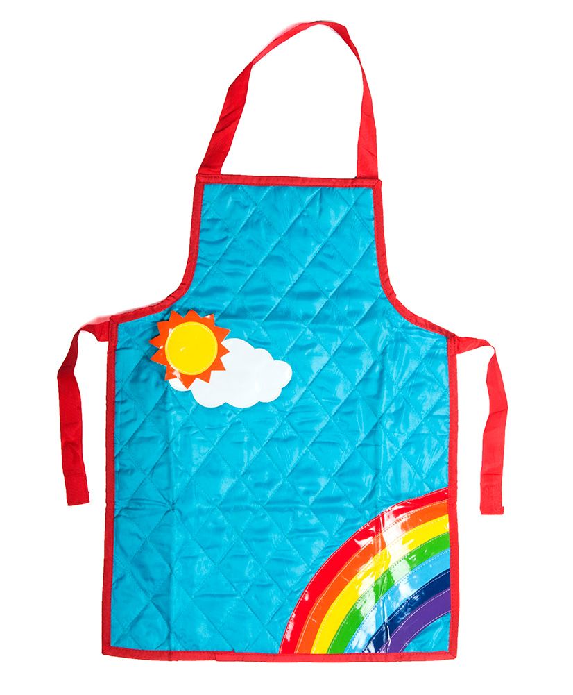 Li'll Pumpkins Rainbow Apron - Sky Blue-picture-28