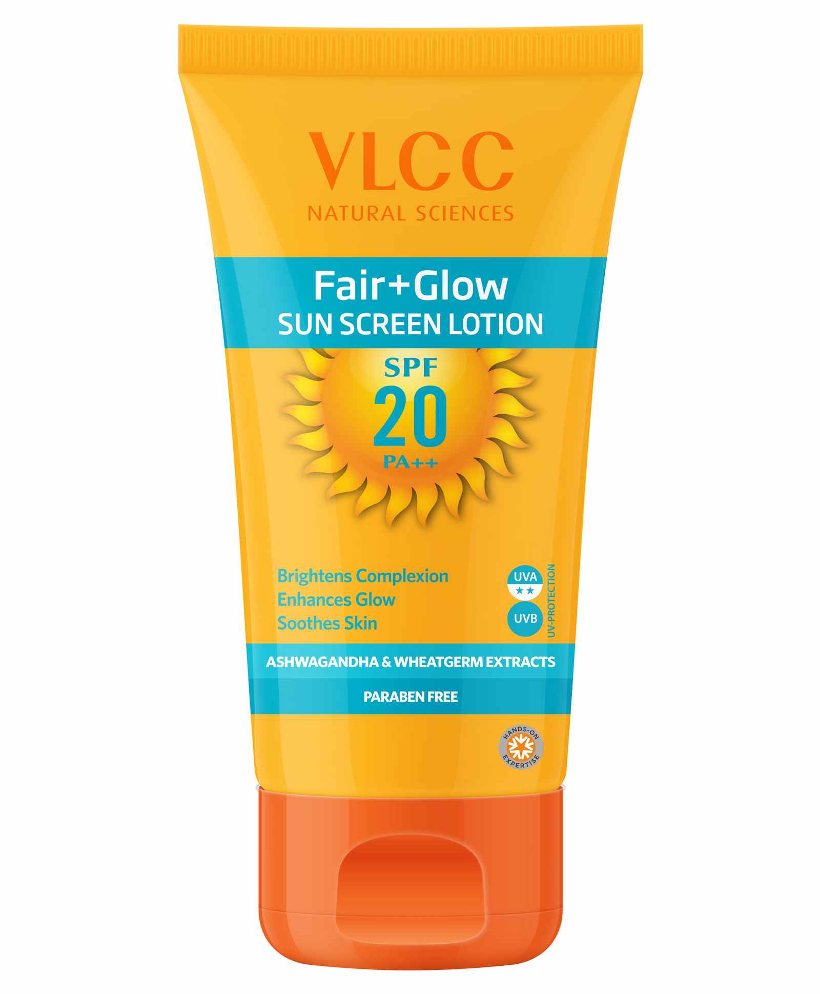 vlcc fair glow sunscreen lotion