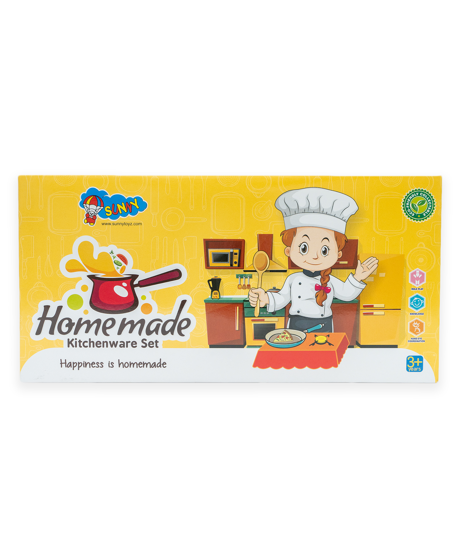 Sunny Home Made Kitchen Set Pack of 12 - Multicolour-image-3