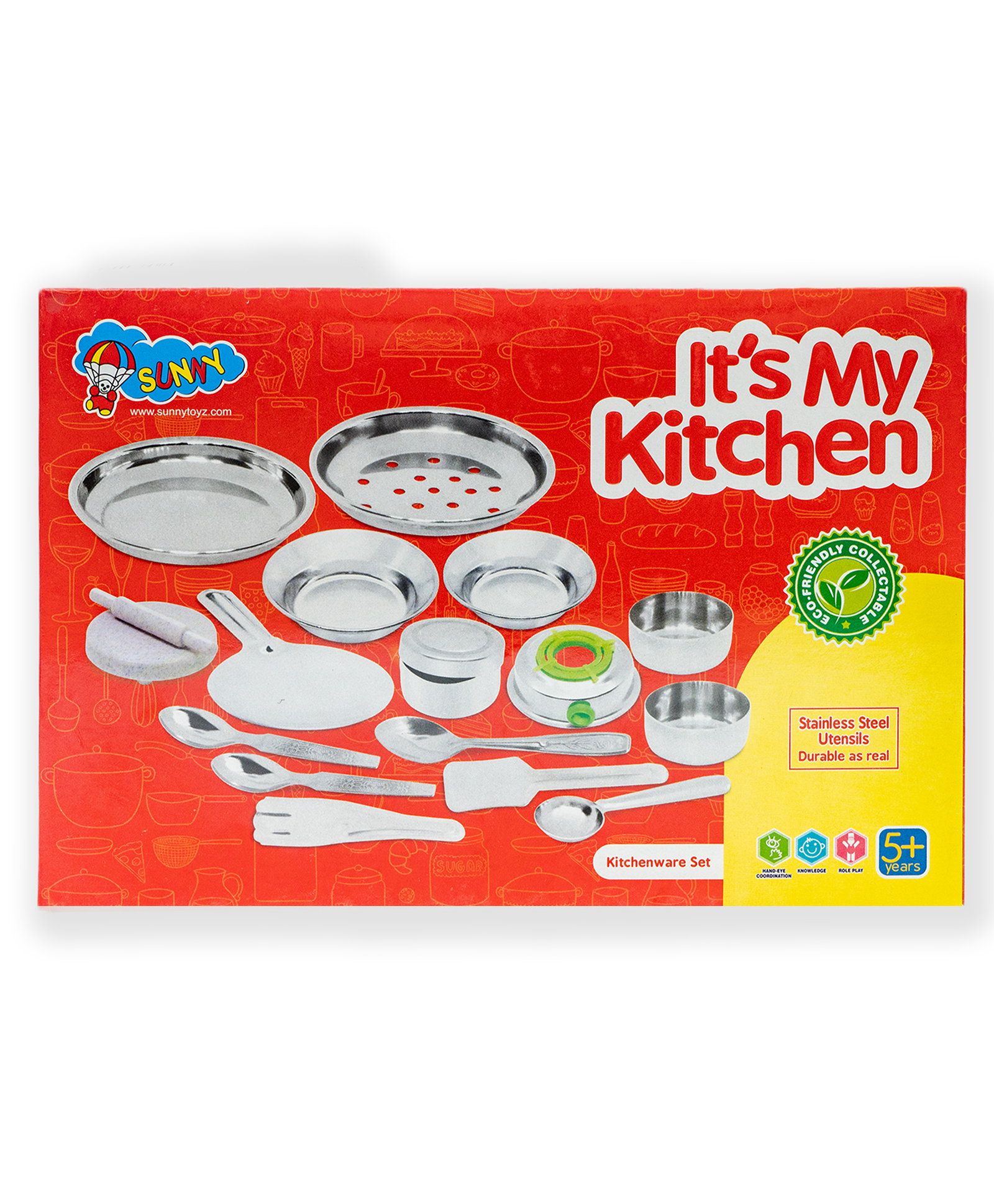 Sunny Kitchen Set Pack of 17 Pieces - Multicolour-picture-20