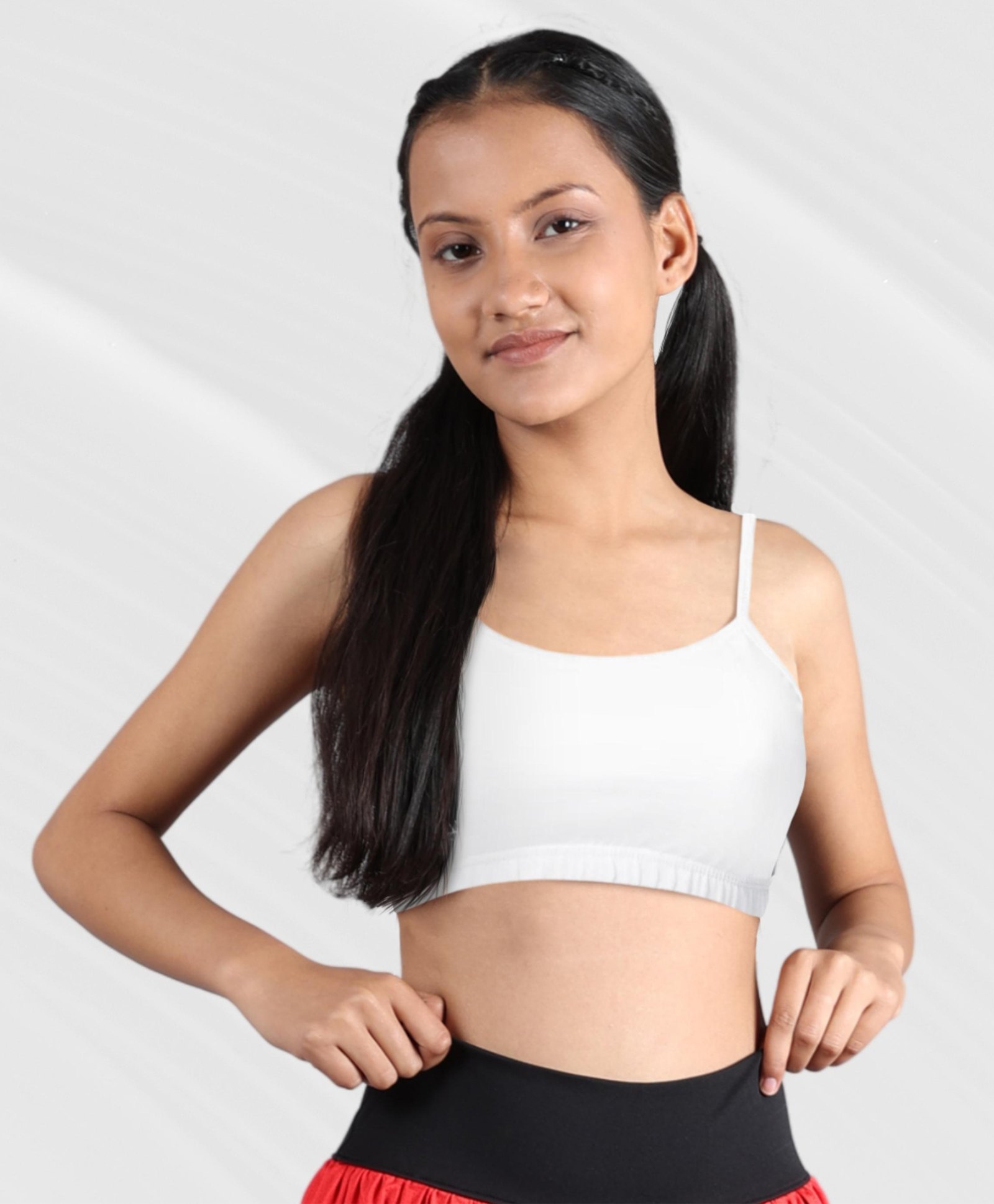 D'chica Non Padded Non Wired Beginner Bra -  White-picture-32