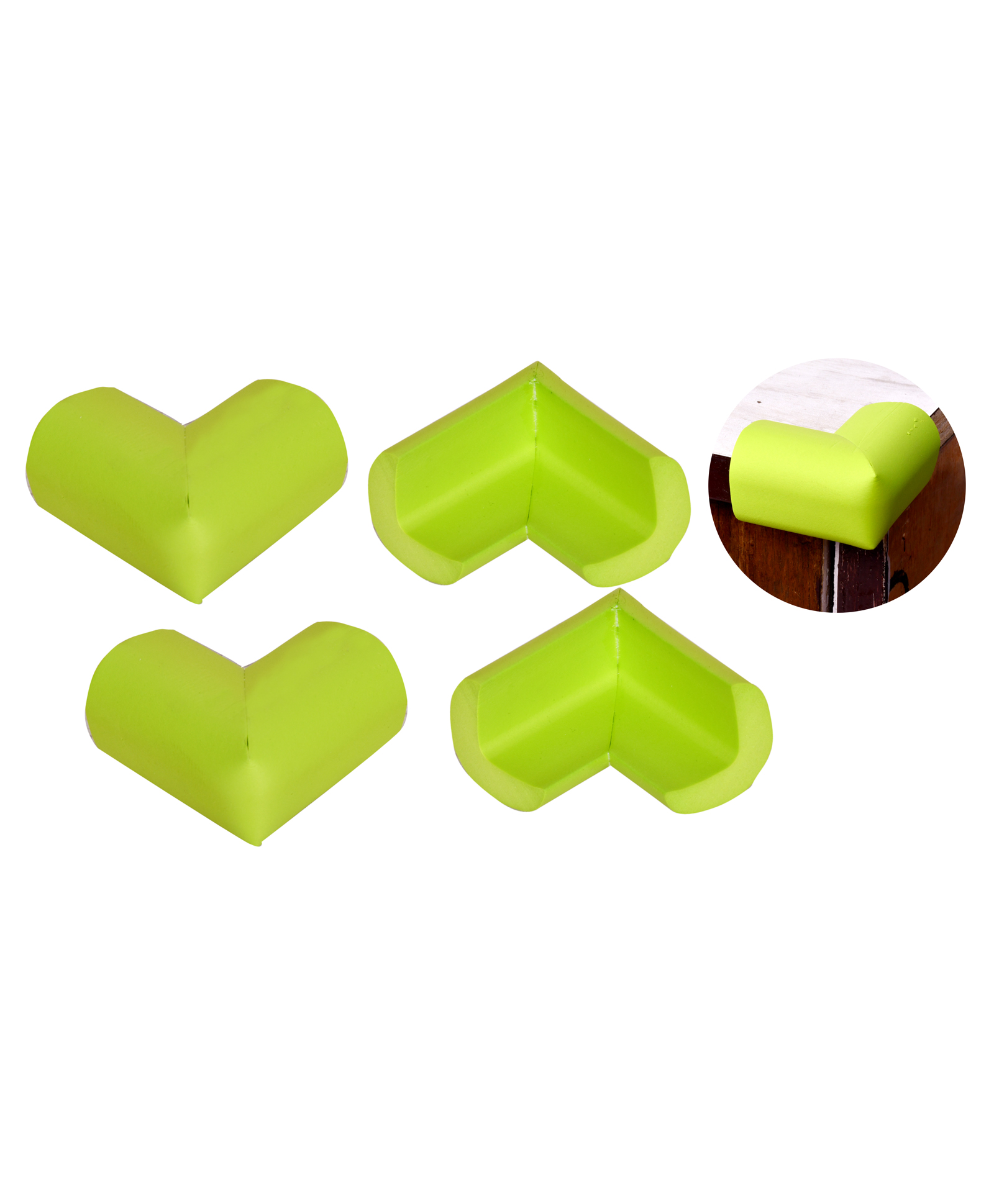 the little lookers The Little Looker Baby Proofing Corner Guards Pack of 4 - Green-picture-22