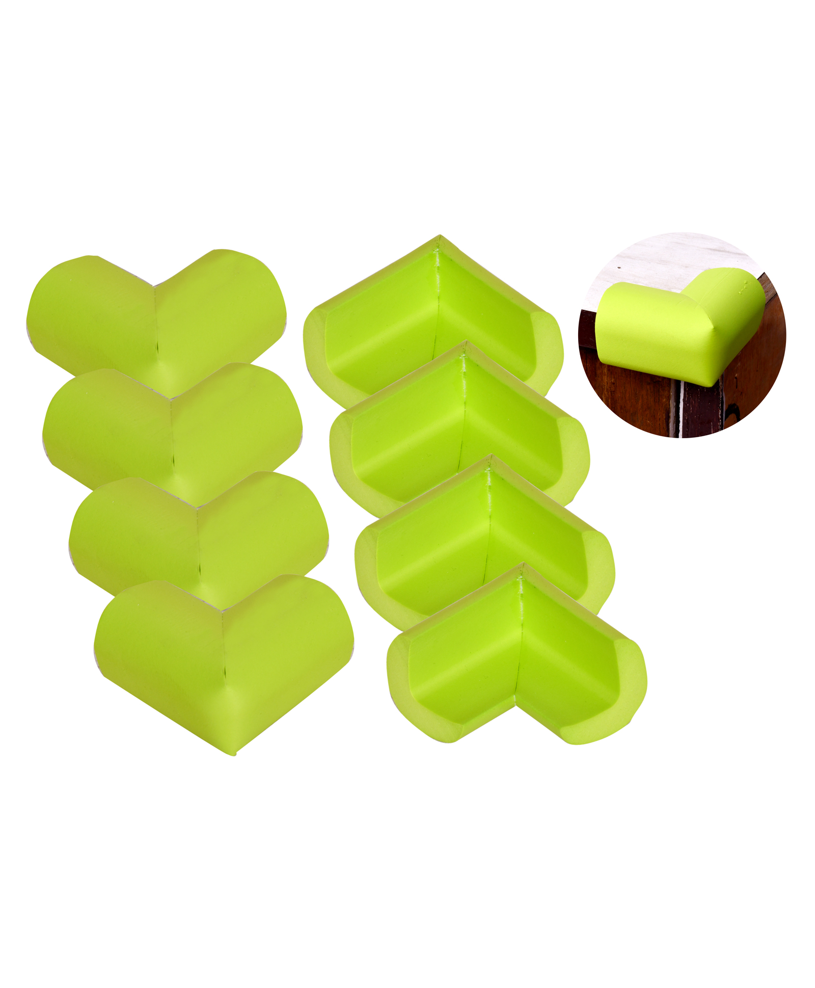 the little lookers The Little Looker Baby Proofing Corner Guards Pack of 8 - Green-picture-10