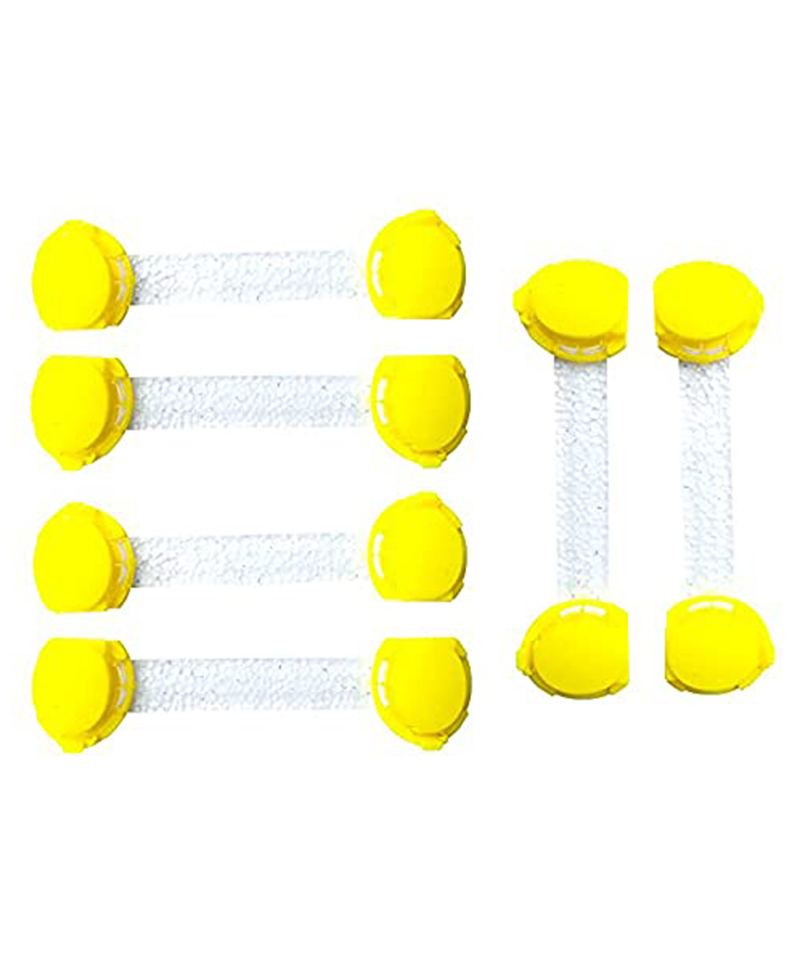 THE LITTLE LOOKERS Multipurpose  Safety Lock for Doors, Cabinet, Fridge, Drawer Yellow - Pack of 6-image-47