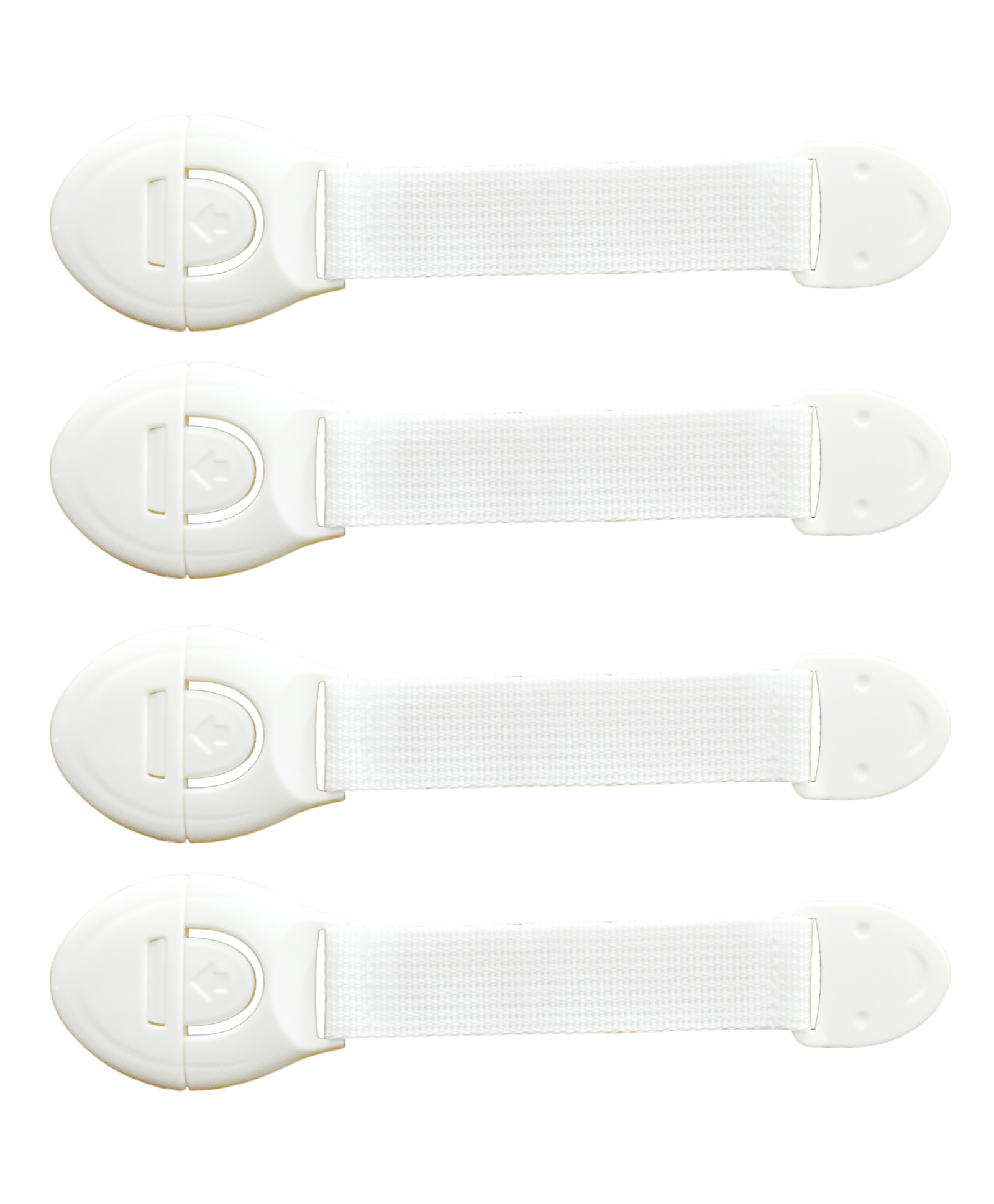 THE LITTLE LOOKERS Safety  Strap for Doors, Cabinets, Fridge, Drawers, Dustbin (White, Pack of 4)-image-5