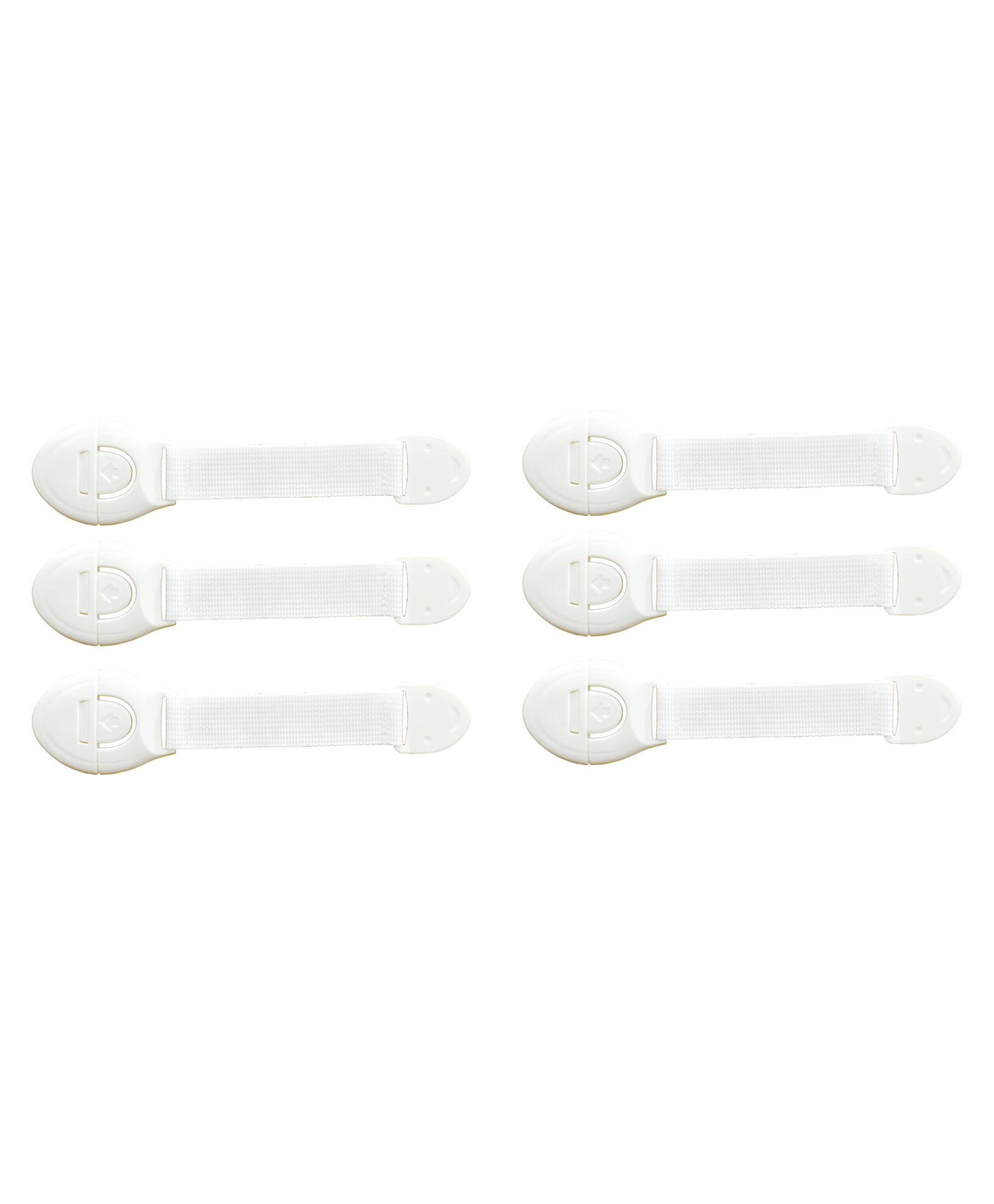 THE LITTLE LOOKERS Safety  Strap for Doors, Cabinets, Fridge, Drawers, Dustbin White - Pack of 6-image-7