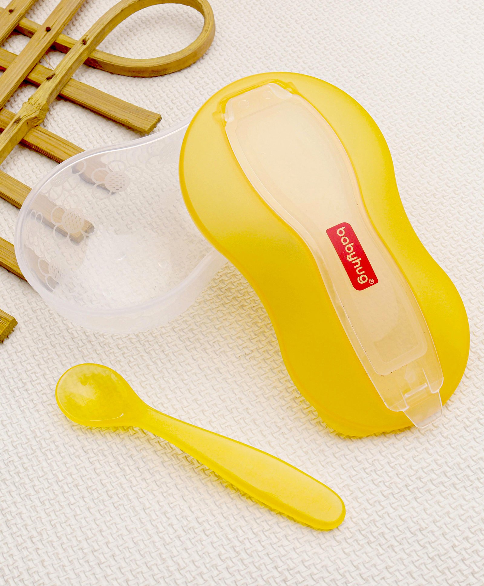 Babyhug Air Tight Bowl With Spoon - Yellow-image-47