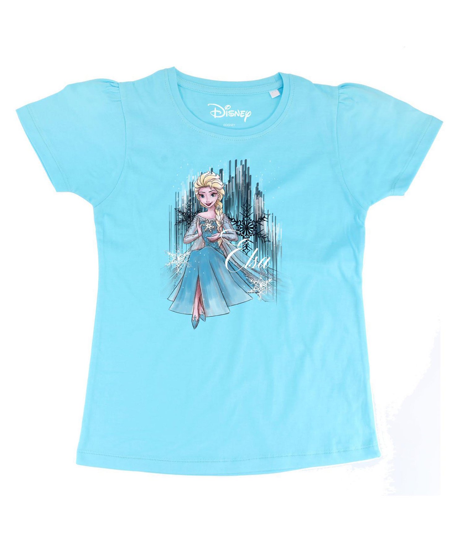 Disney By Crossroads Frozen  Character Print Short Sleeves Tee - Blue-image-13