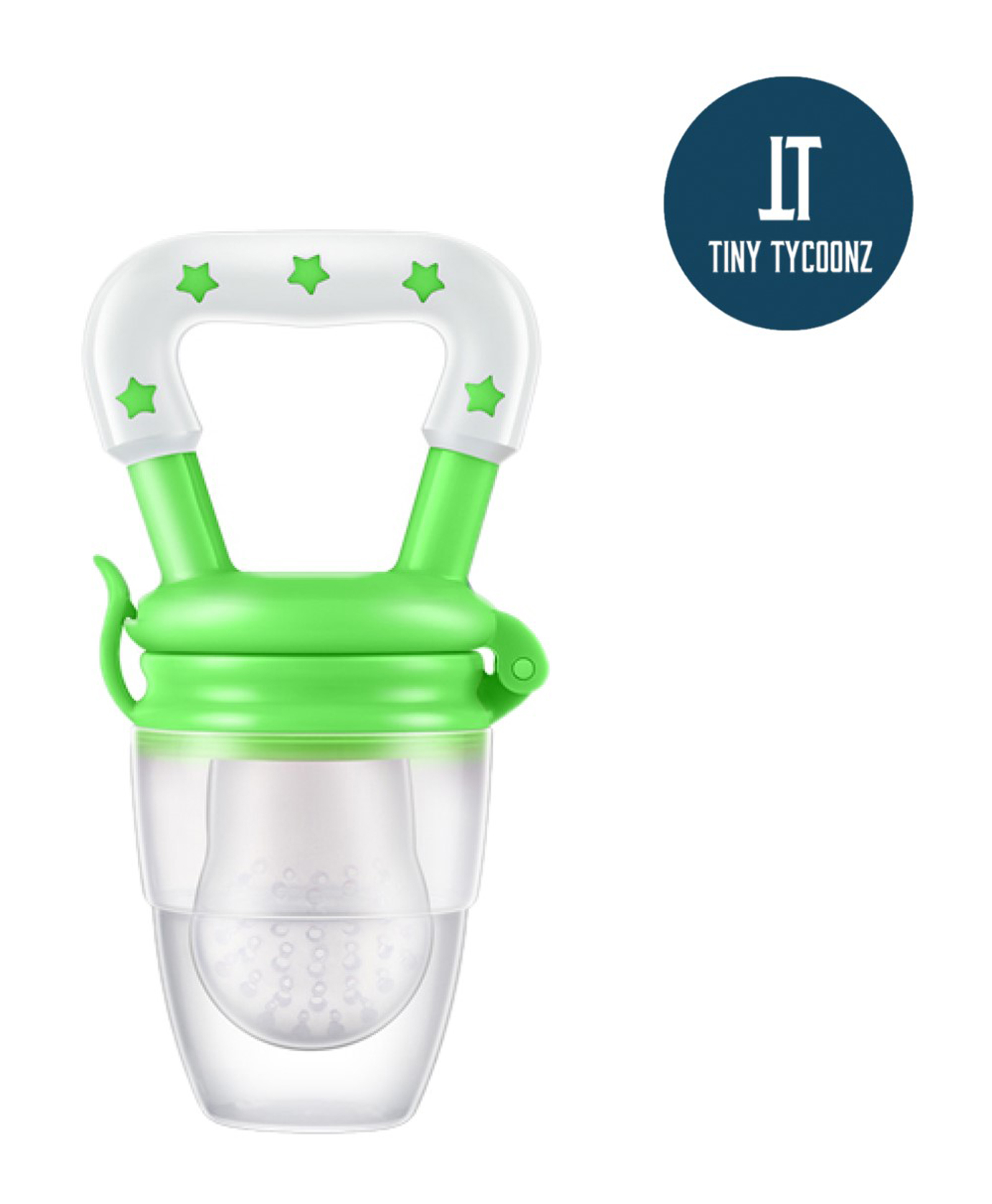 Tiny Tycoonz Silicone Fruit And Food Nibbler - Green-picture-13