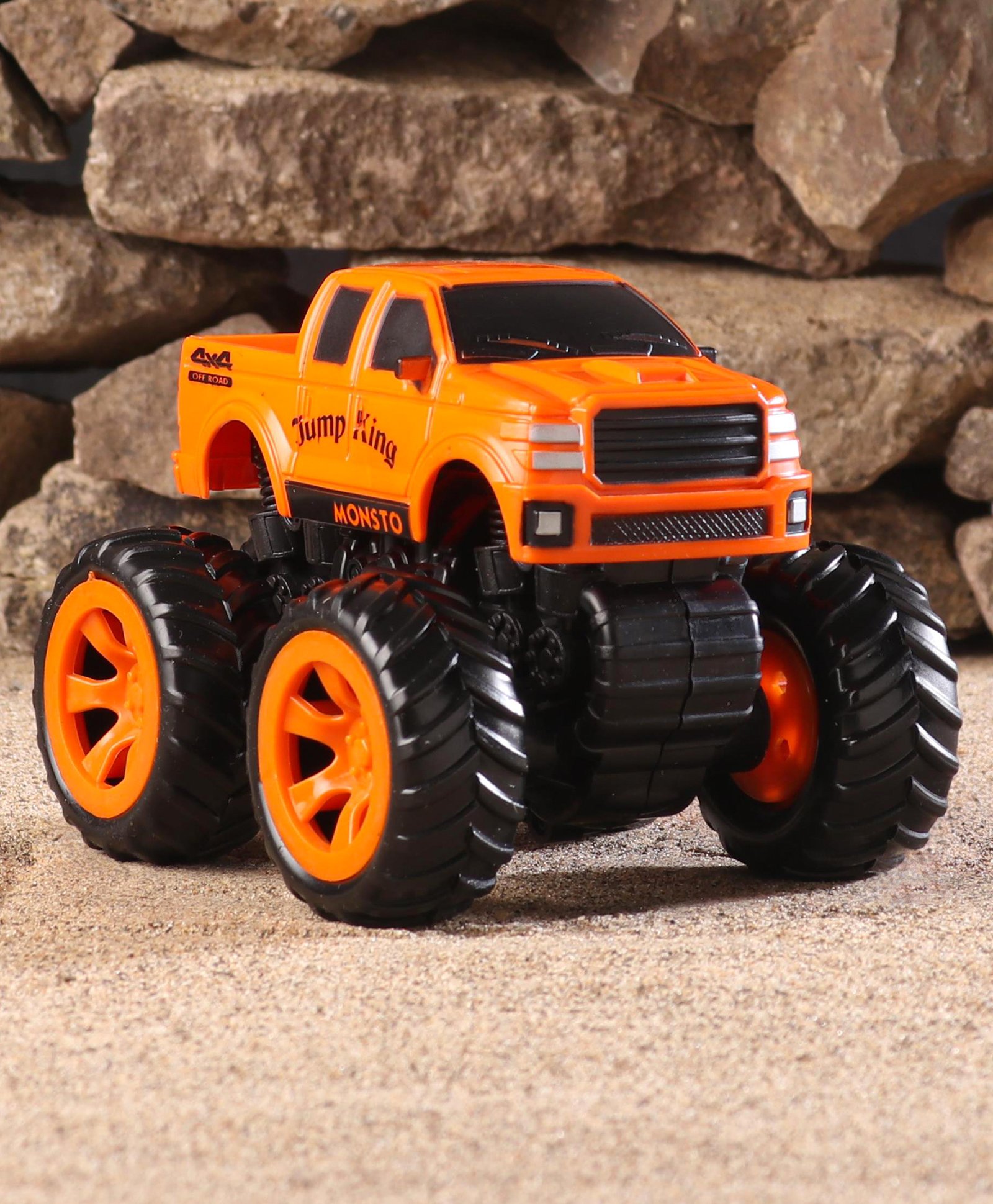 Monsto Friction Monster Truck - Orange-picture-27