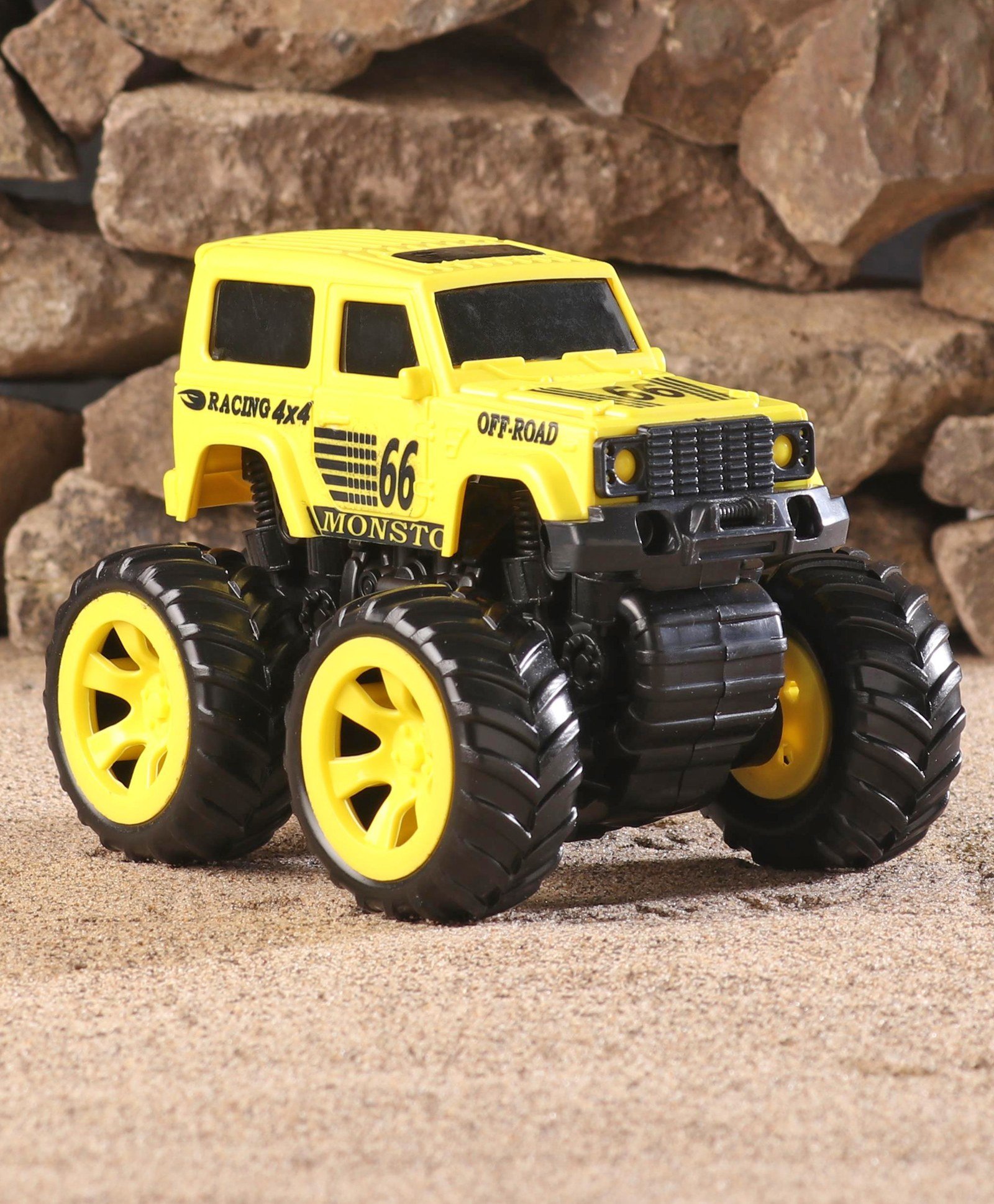 Monsto Friction Monster Truck - Yellow-image-48