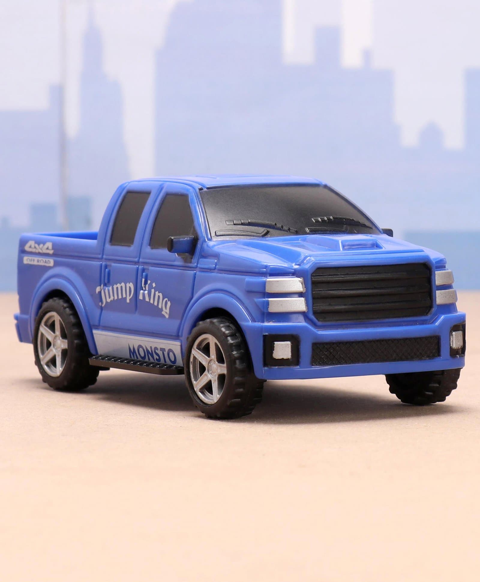 Monsto Wheels Pull Back Jeep - Blue-picture-17