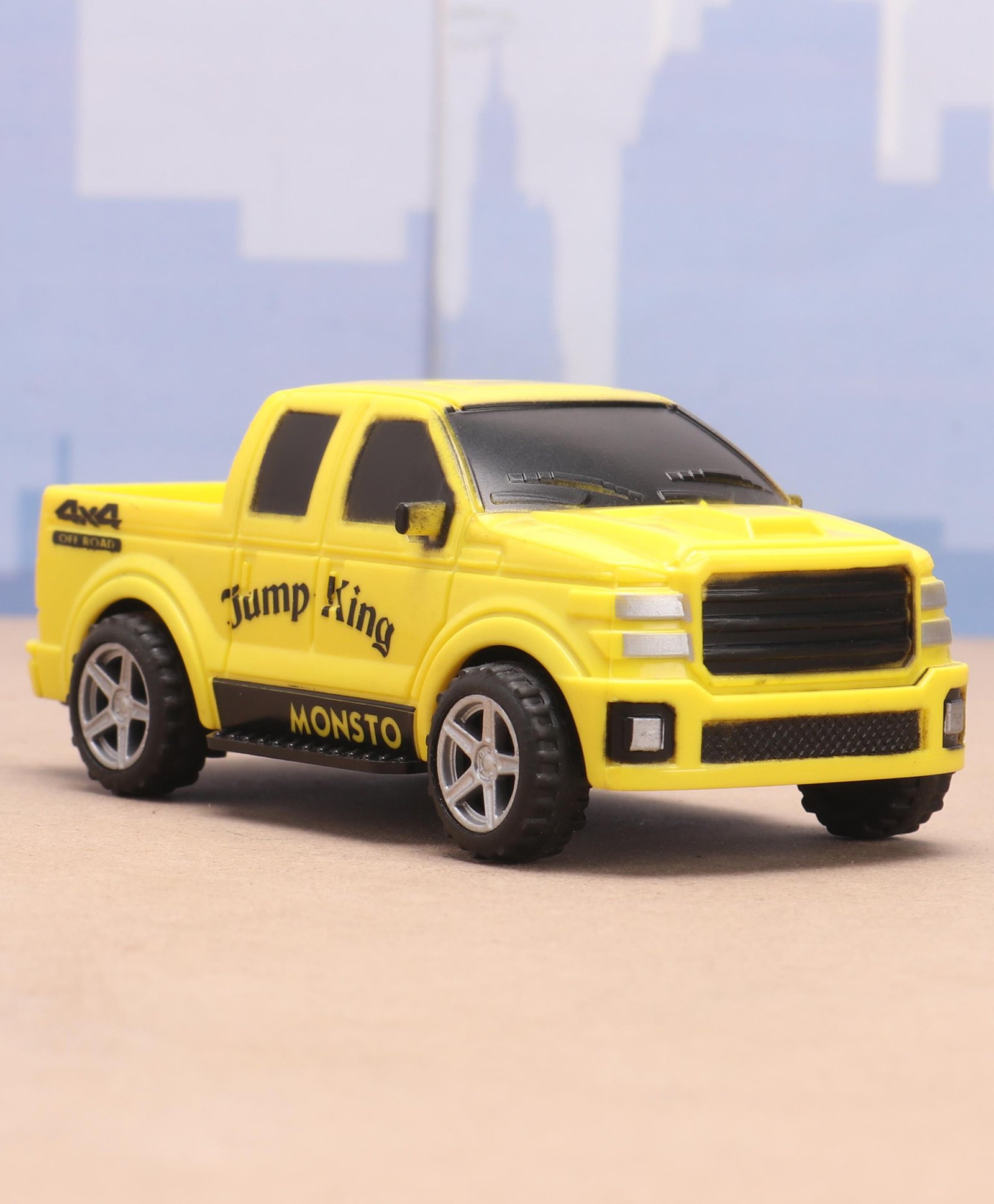 Monsto Wheels Pull Back Jeep - Yellow-picture-11