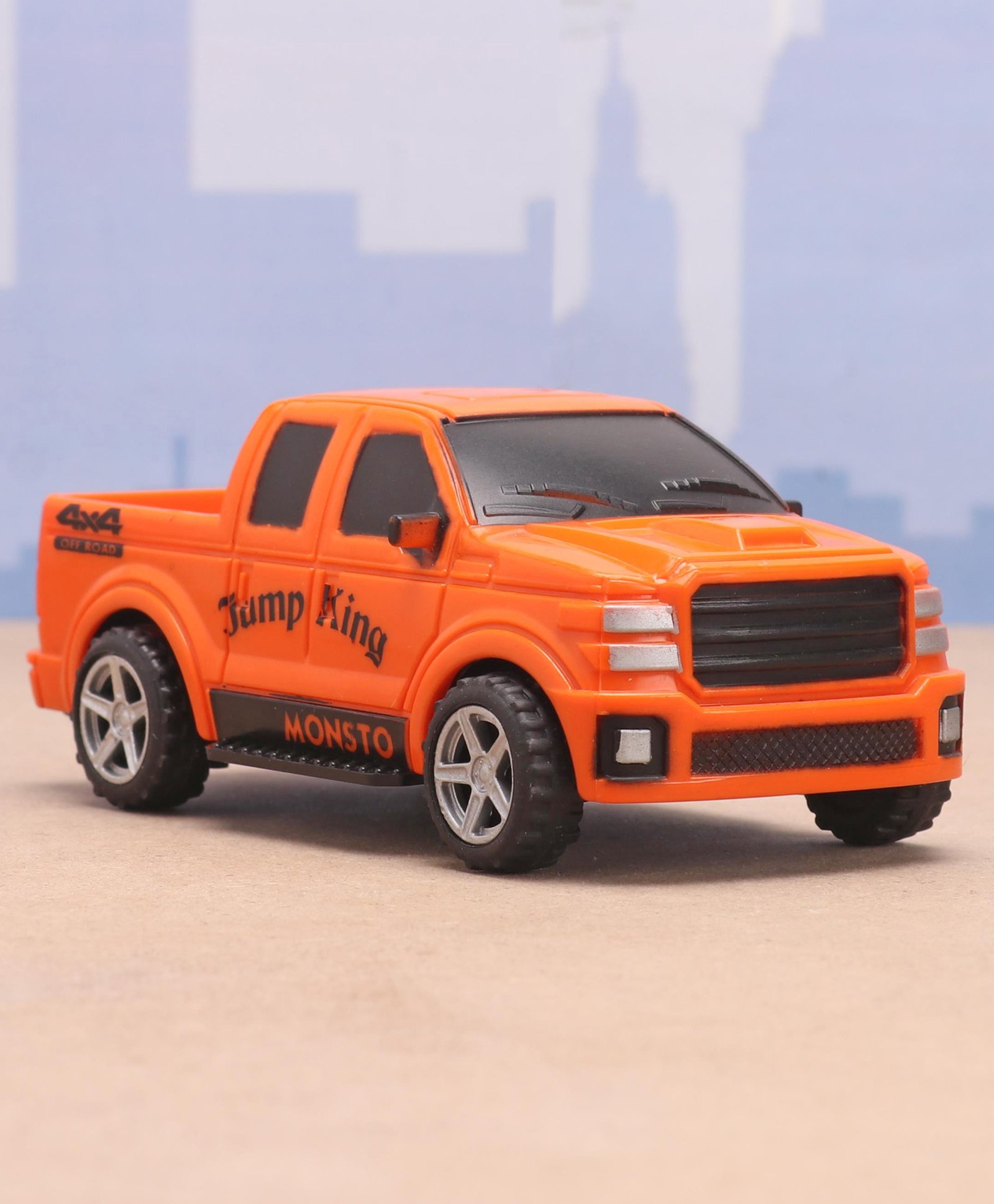 Monsto Wheels Pull Back Jeep - Orange-picture-12