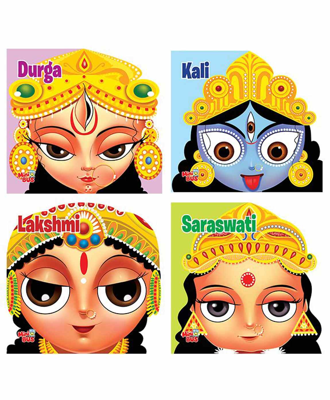 Cutout Board Books: Goddesses Set of 4 - English-image-43