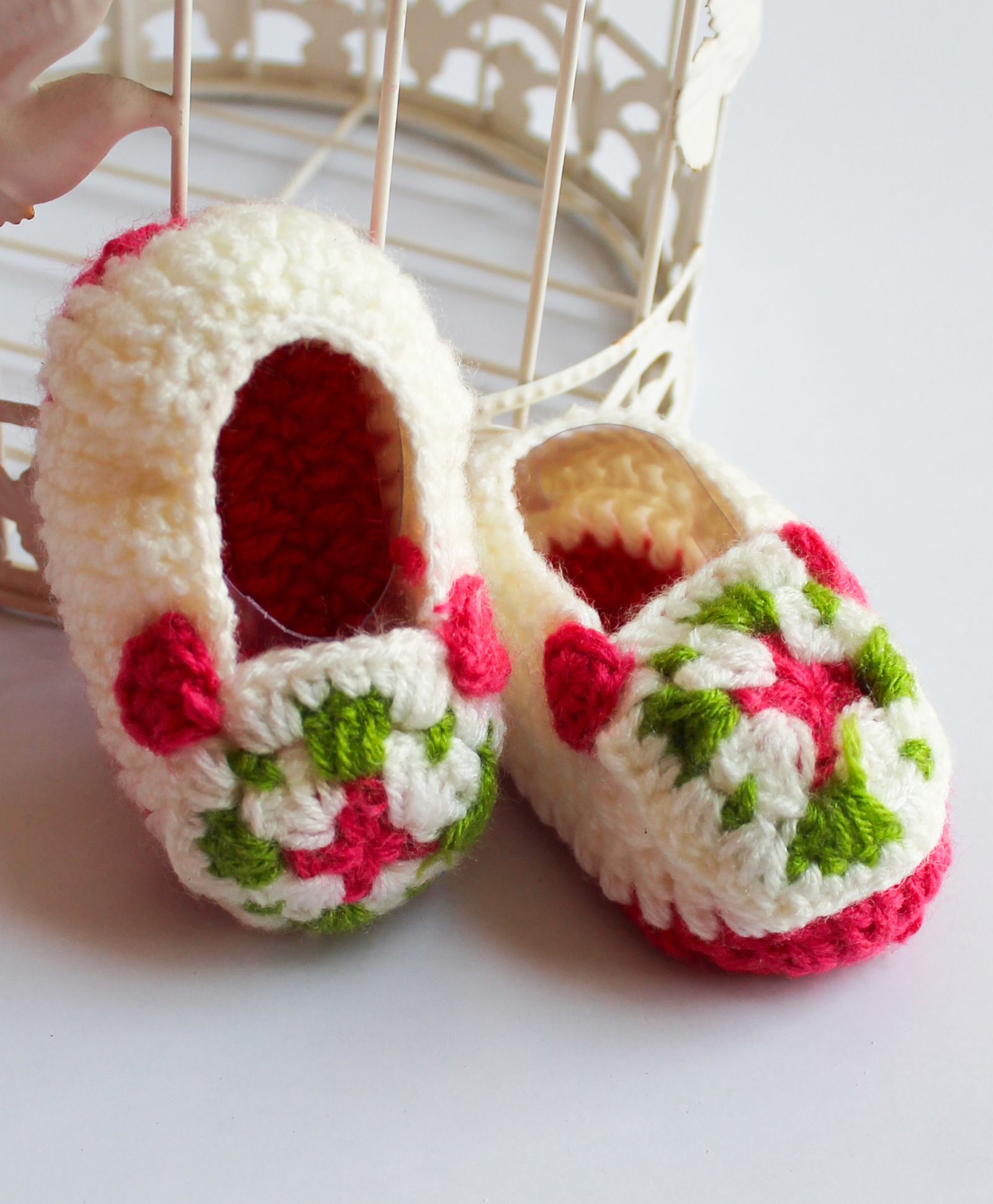 Woonie Handmade Booties - Cream-image-20