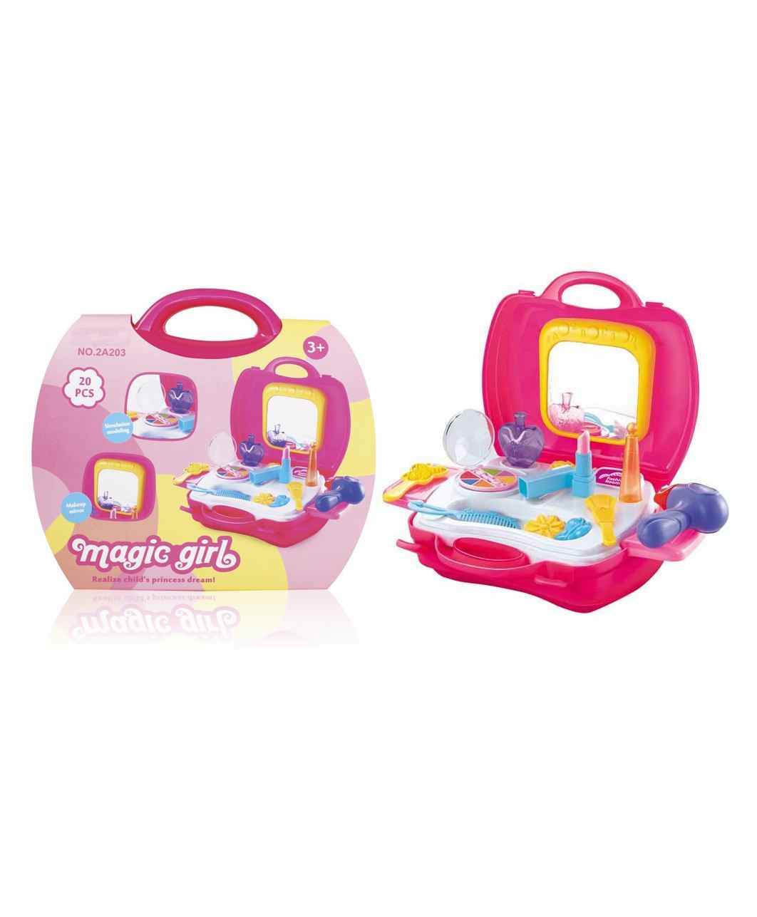 Muren Role Play Beauty Set with Briefcase Pink - 20 Pieces-picture-18