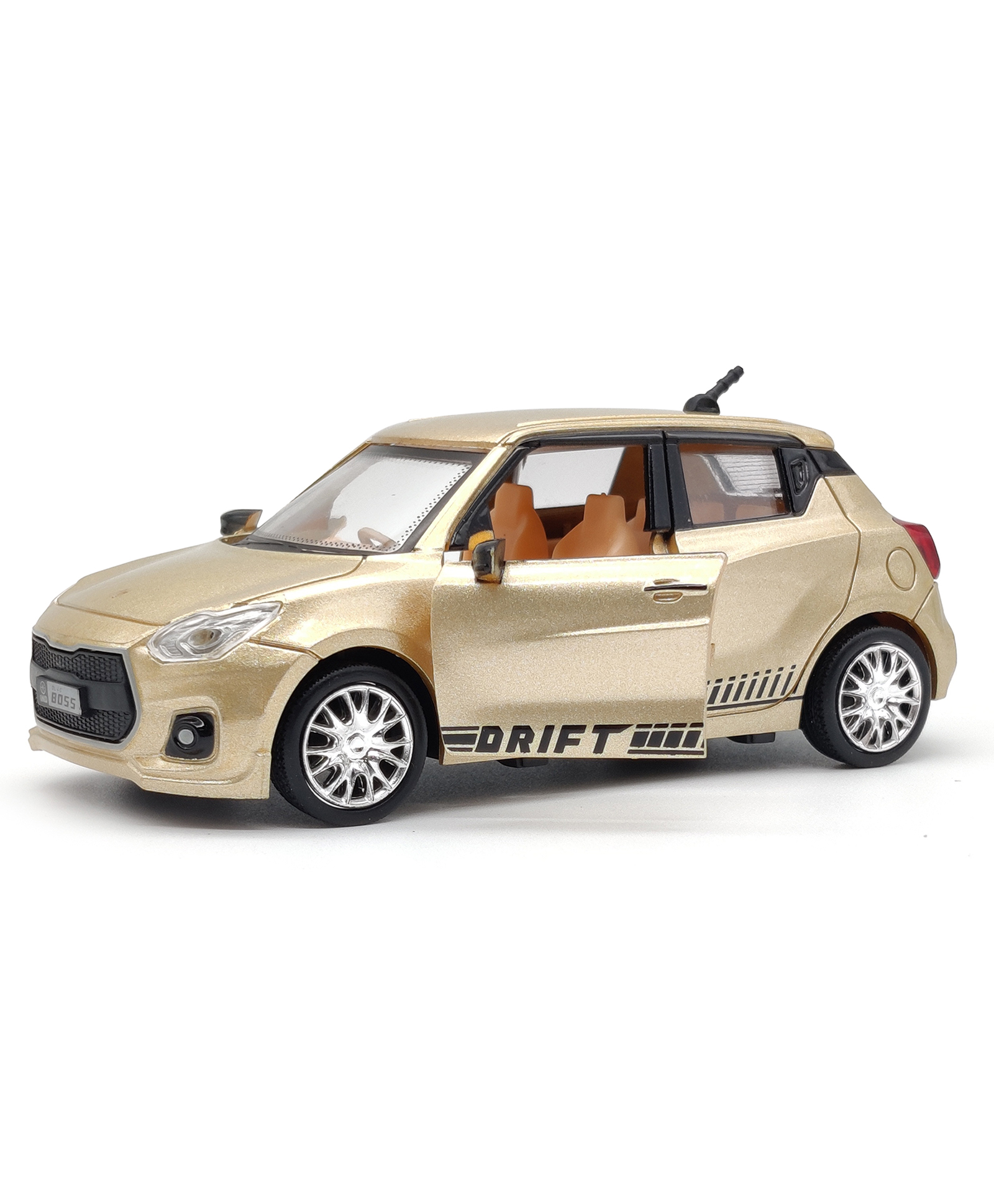 Centy Pull Back Drift Toy Car - Golden-picture-15