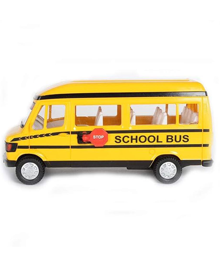 Centy Pull Back TMP Toy School Bus - Yellow-picture-33