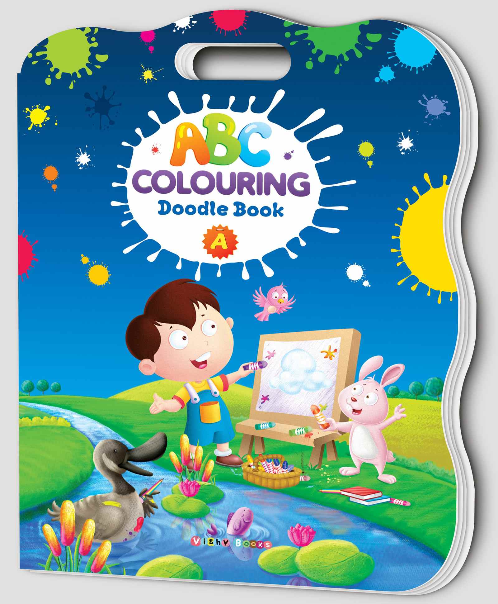 vishv books ABC Colouring Doodle Book A - English-picture-8