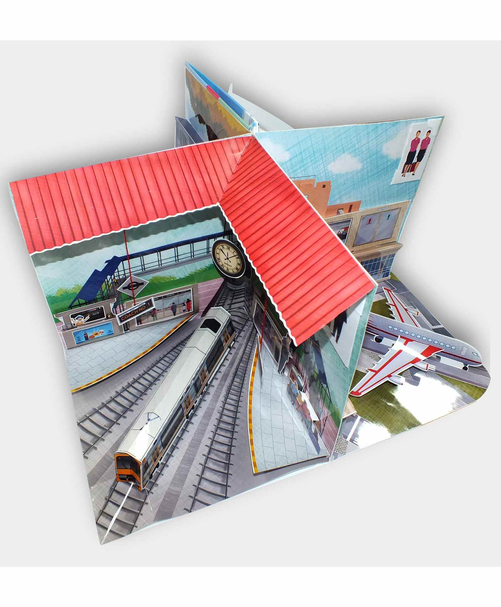 Vishv Books Means Of Transport Pop Up Book - English-picture-6