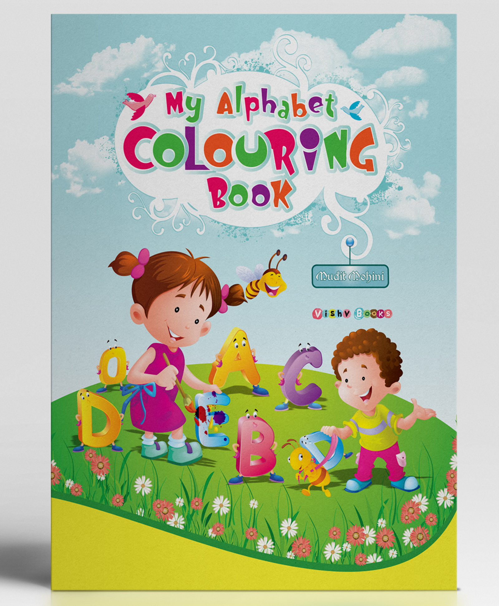 vishv books My Alphabet Colouring Book - English-picture-6