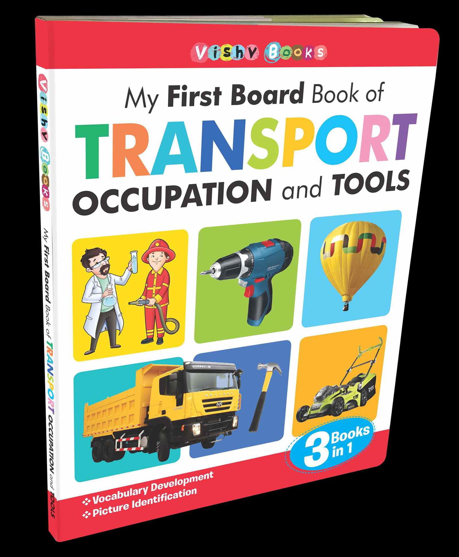 vishv books My First Board Book of Transport Occupation and Tools - English-picture-30