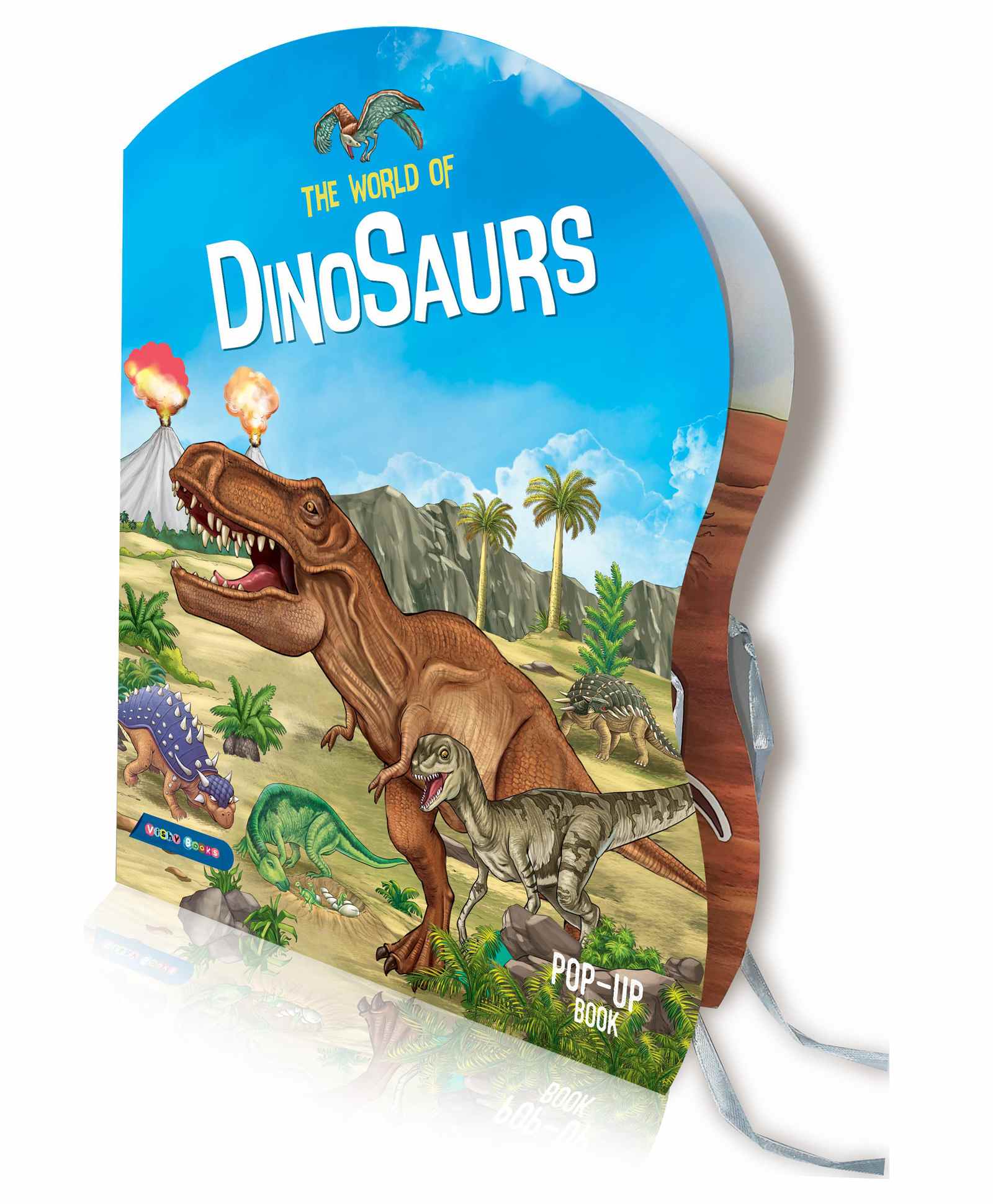 vishv books The World of Dinosaurs Pop Up Book - English-picture-31
