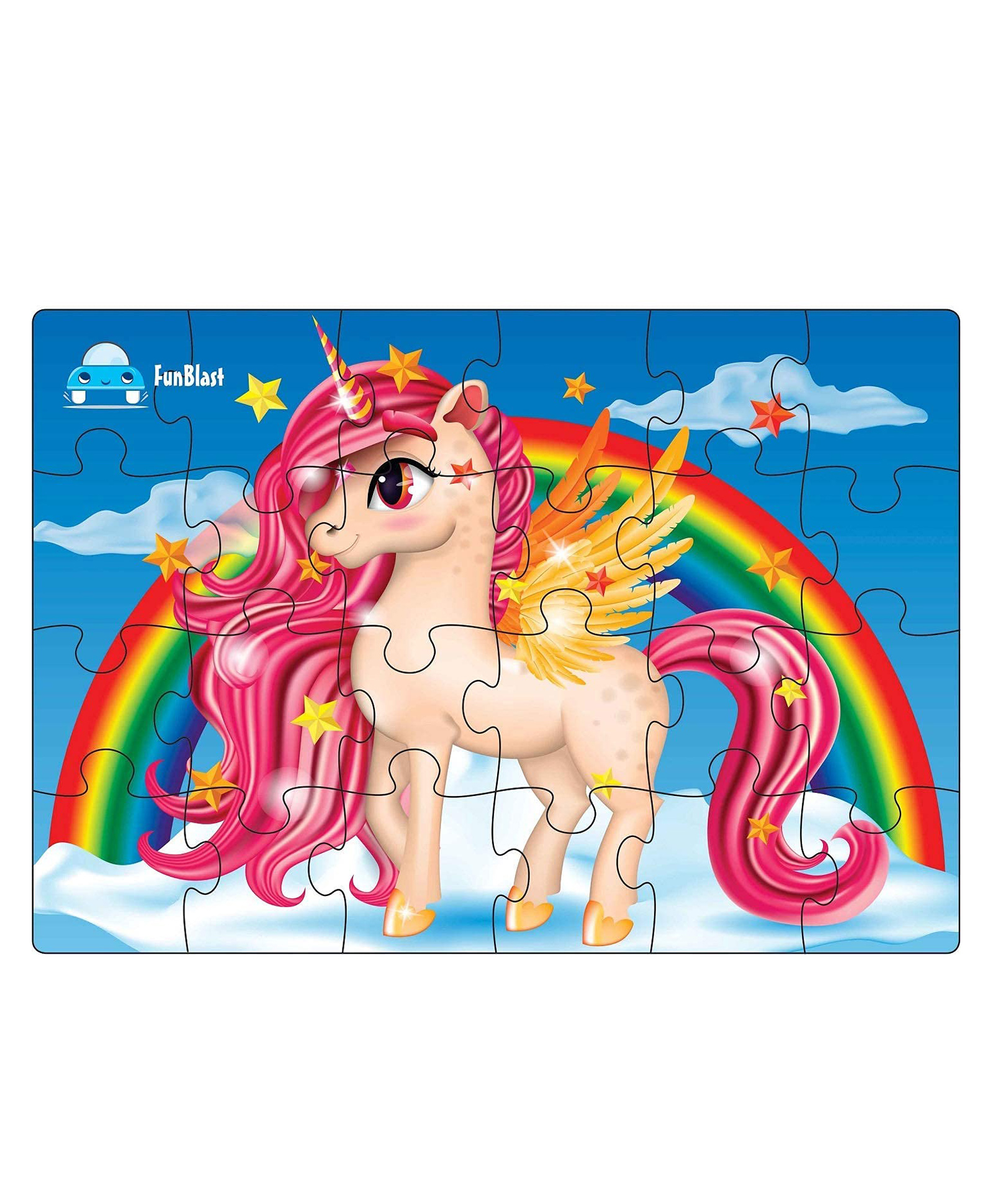 FunBlast Unicorn Jigsaw Puzzle Multicolour - 24 Pieces-image-12