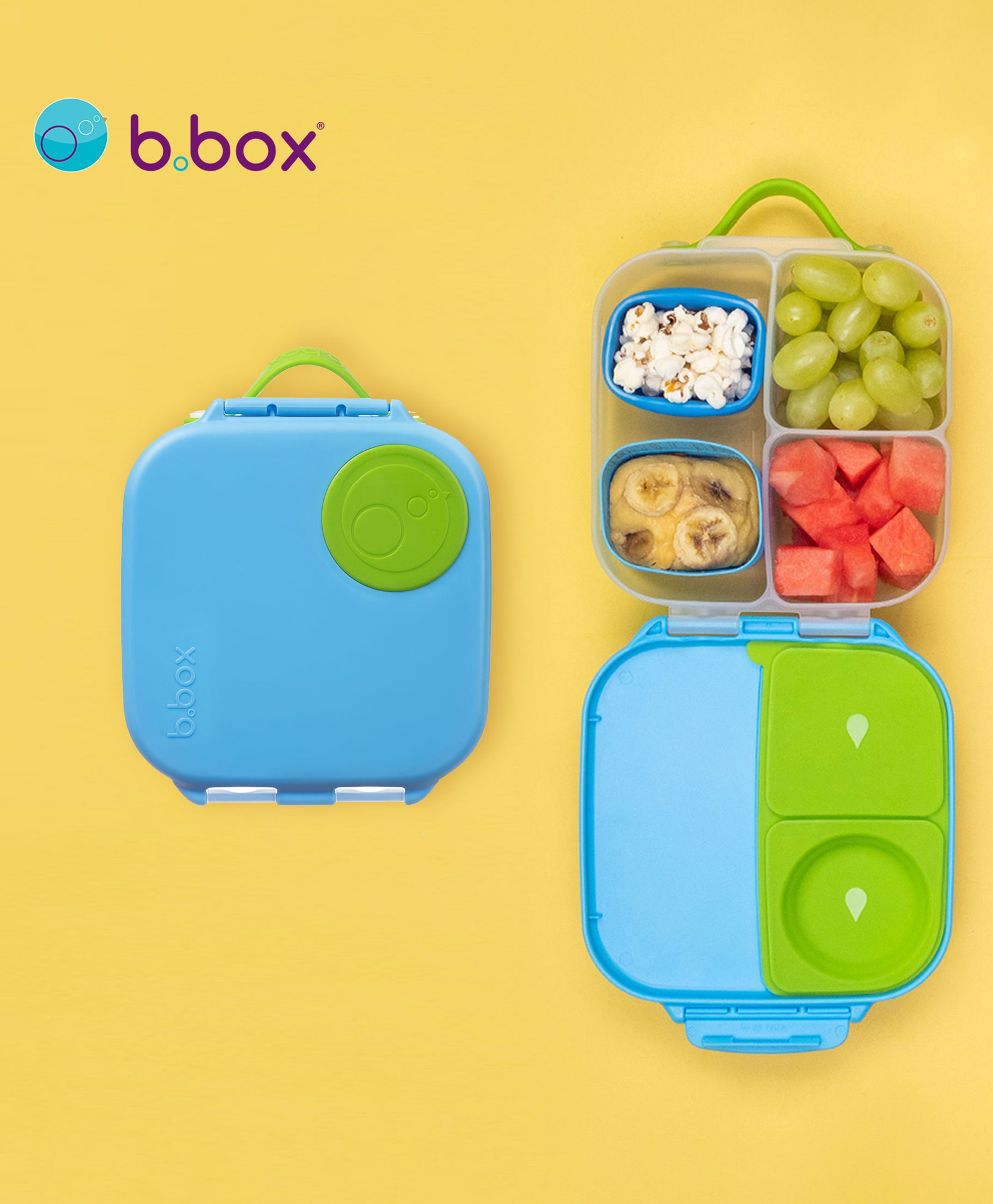 b.box Mini Lunch Box for Kids - Ocean Breeze Blue Green-image-21