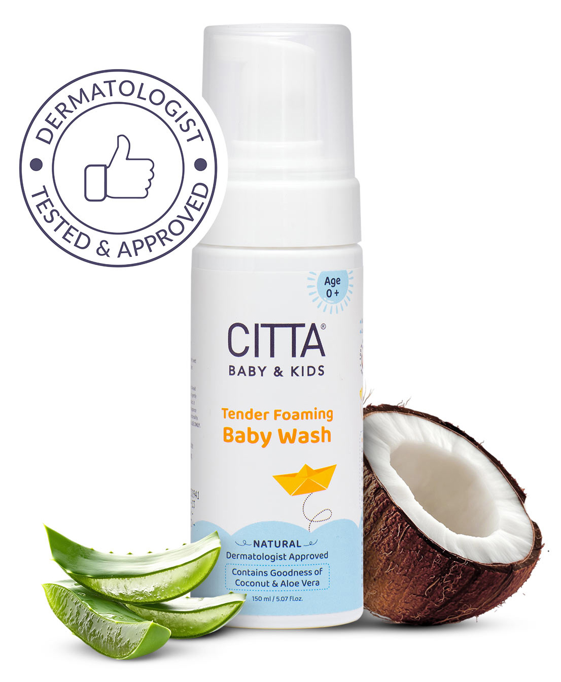 Citta Tender Foaming Baby Wash - 150 ml-picture-22