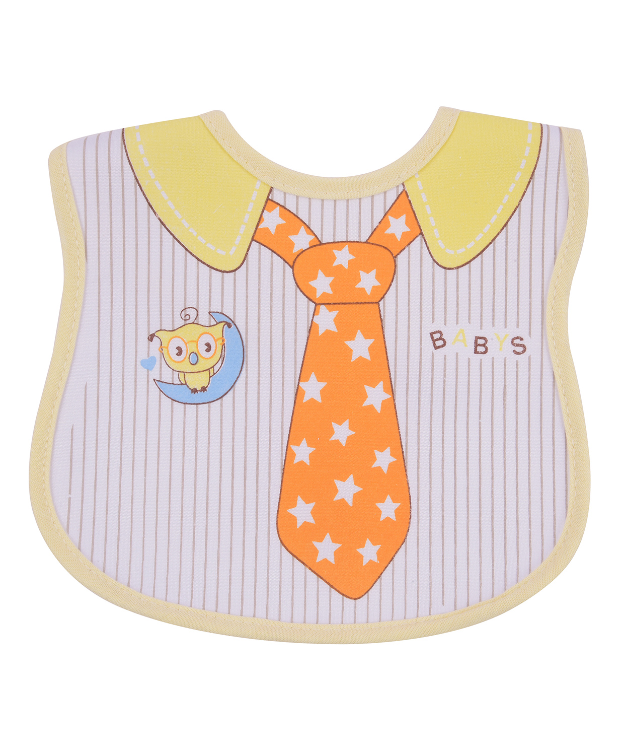 Yellow Bee Bib Tie Print - Yellow-picture-29