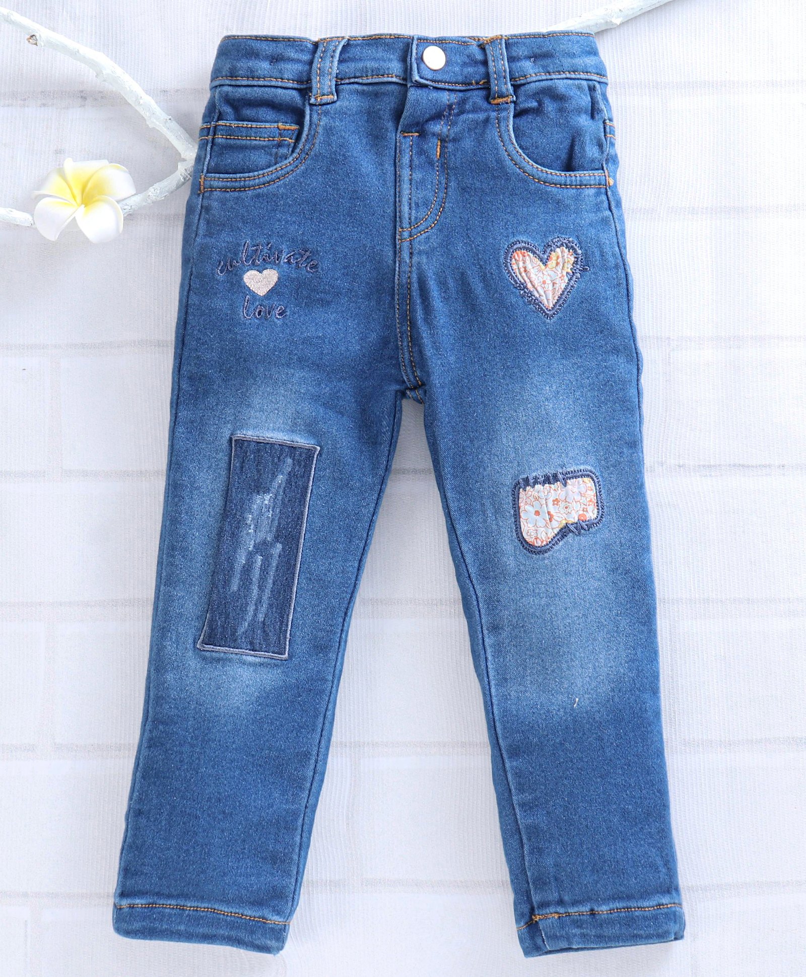 ToffyHouse Full Length Denim Jeans - Blue-picture-17