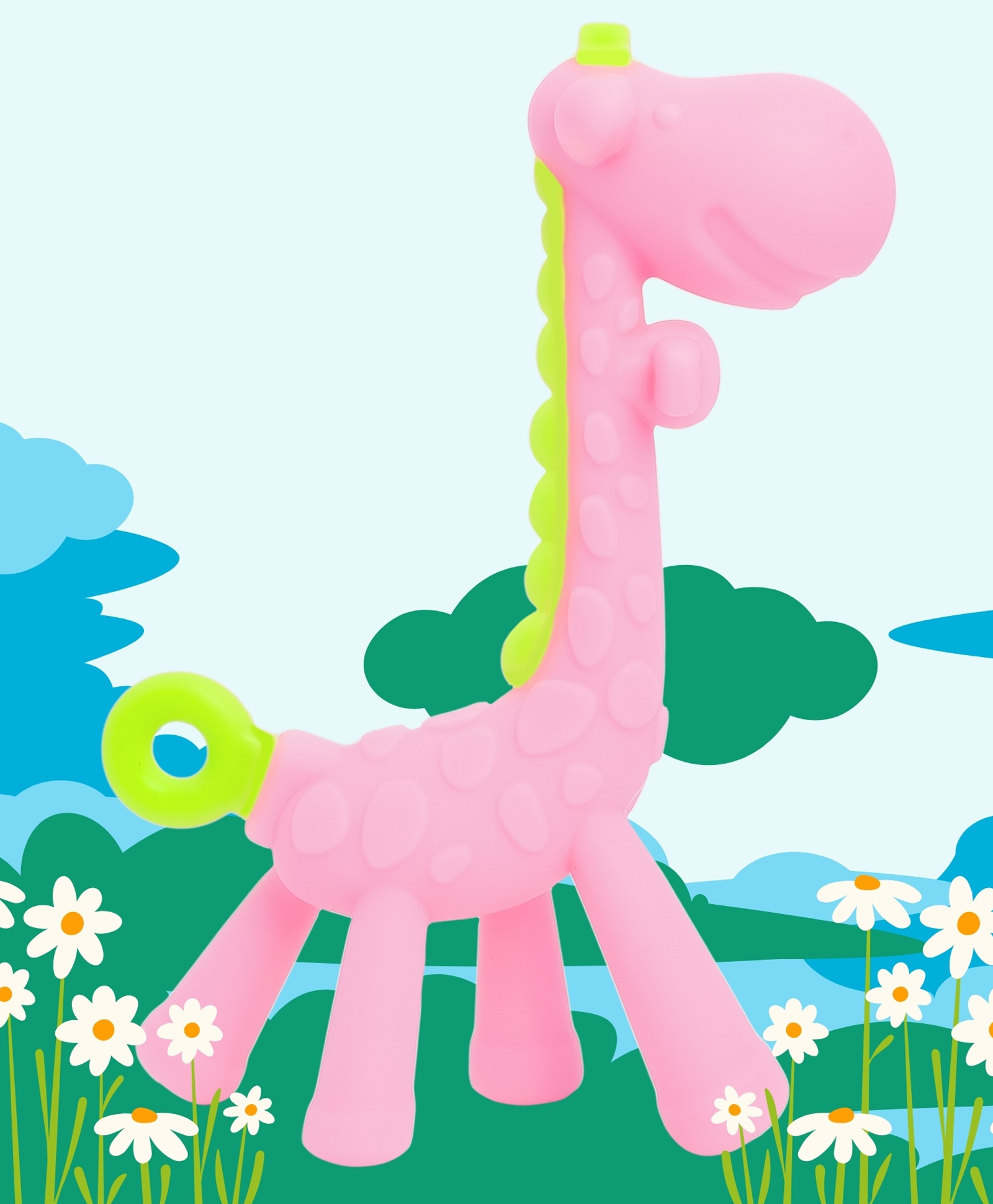 The Little Lookers Baby Teether - Pink-image-43