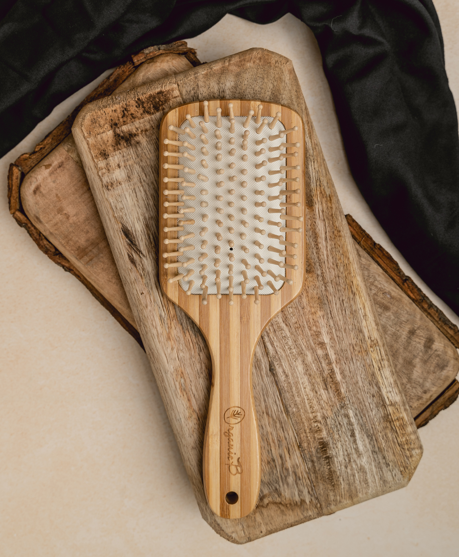 Organic B Bamboo Handle with Bamboo Bristles - Brown-image-10