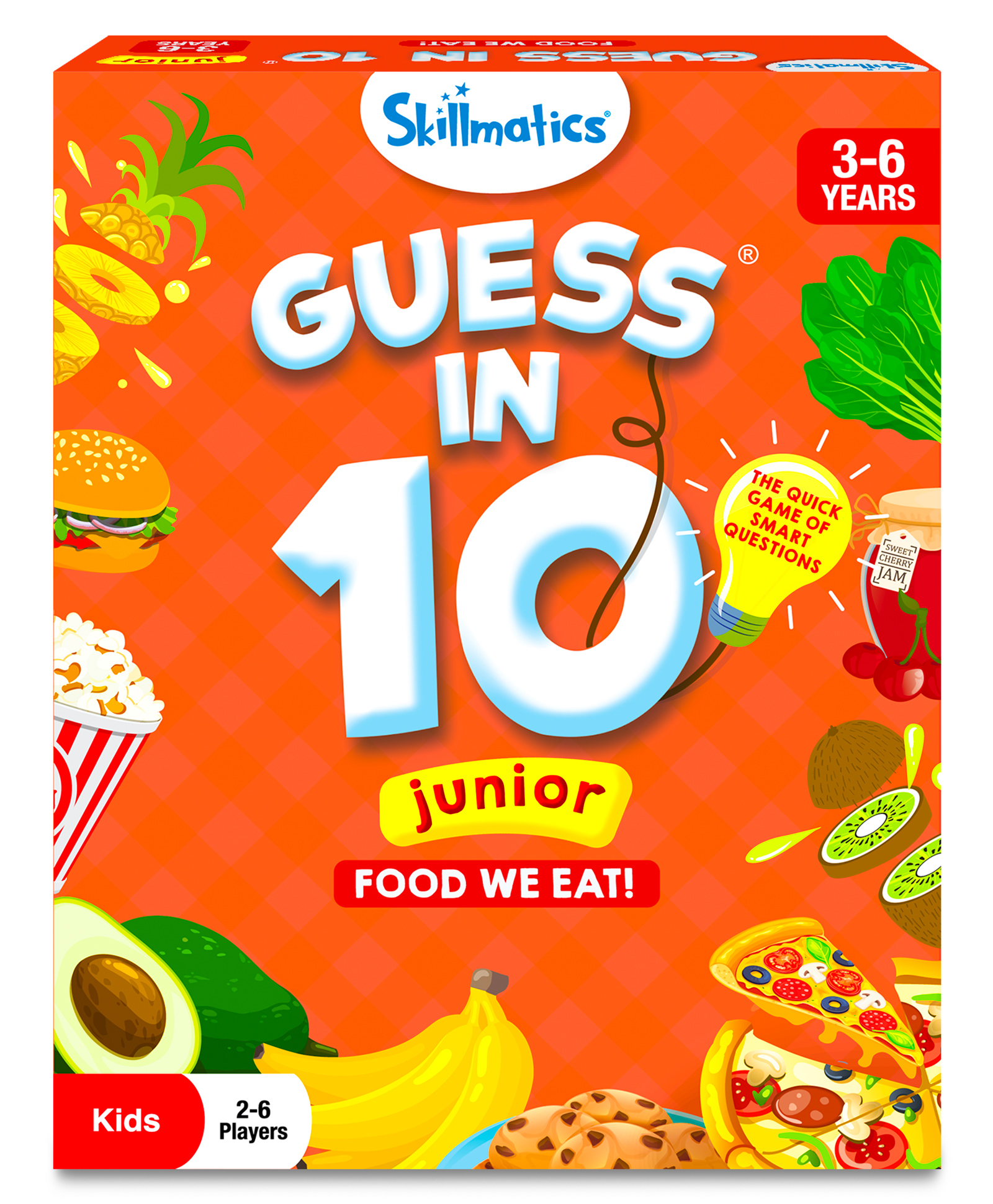 Skillmatics Card Game Guess in 10 Junior Food We Eat- Multicolor-image-7