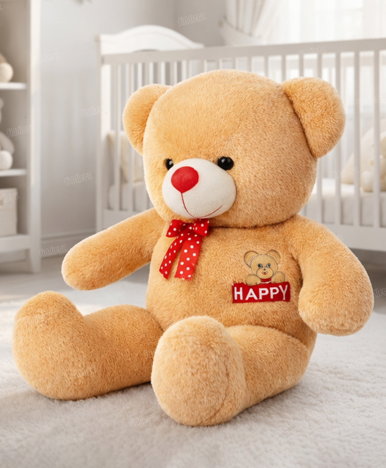 Fiddlerz Stuffed Plush Toy Teddy Bear Brown - Height 74 cm-image-33