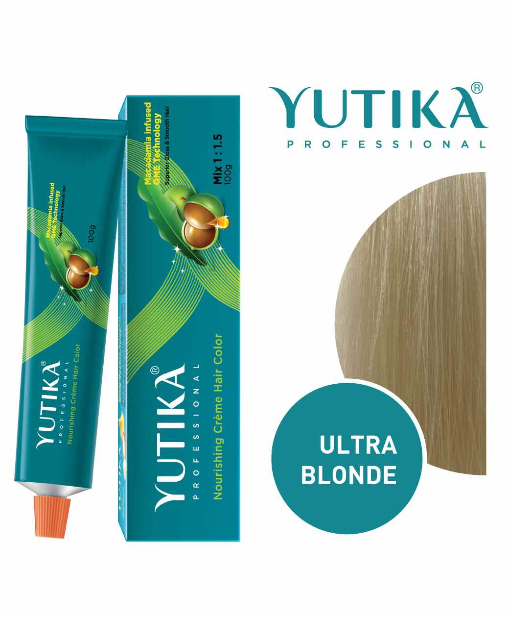 Yutika Pro Ammonia Free Ultra Blonde Hair Color - 100 gm Online in India,  Buy at Best Price from  - 9570629