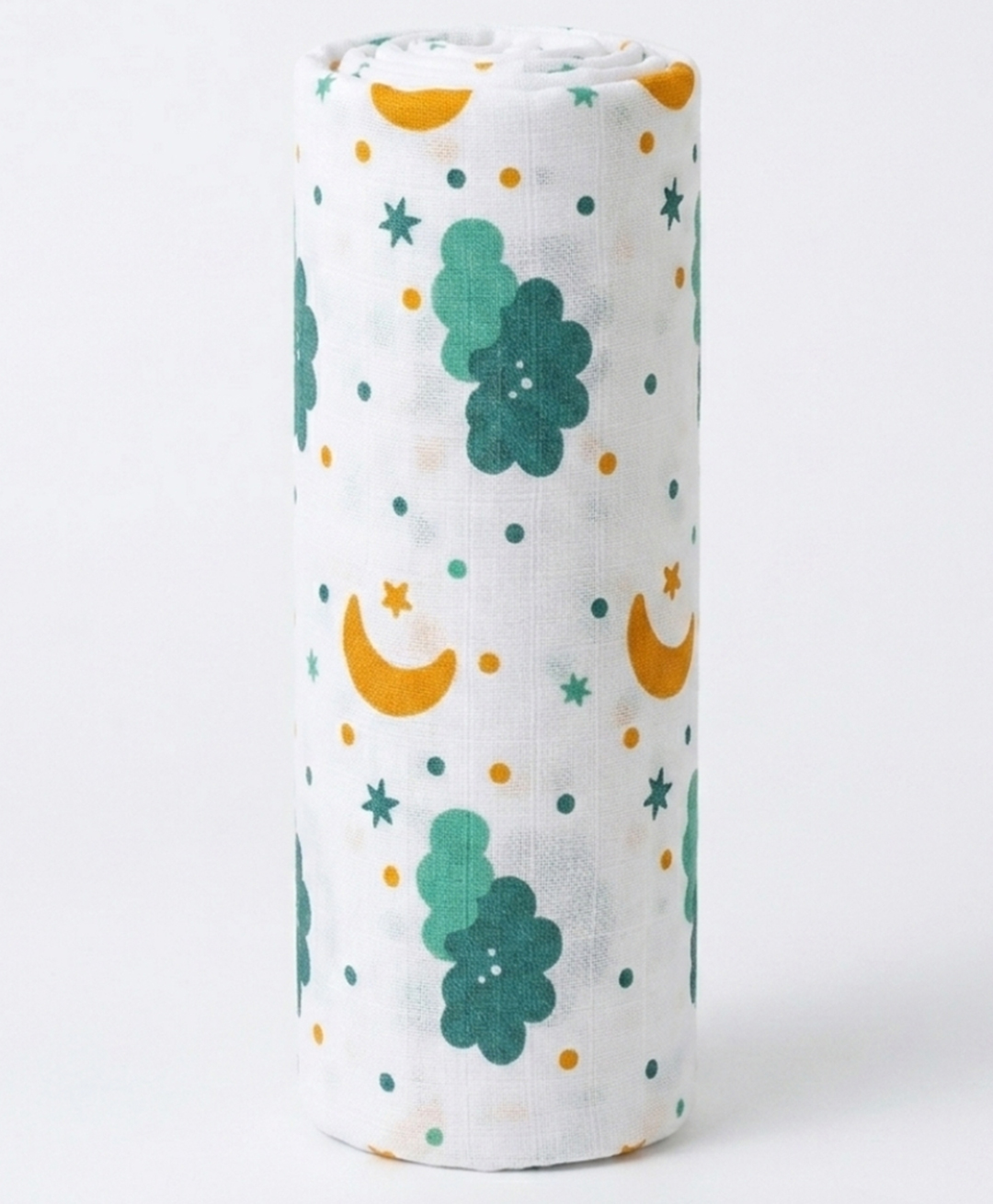 LazyToddler Cotton Muslin Swaddle Wrap - White-picture-27