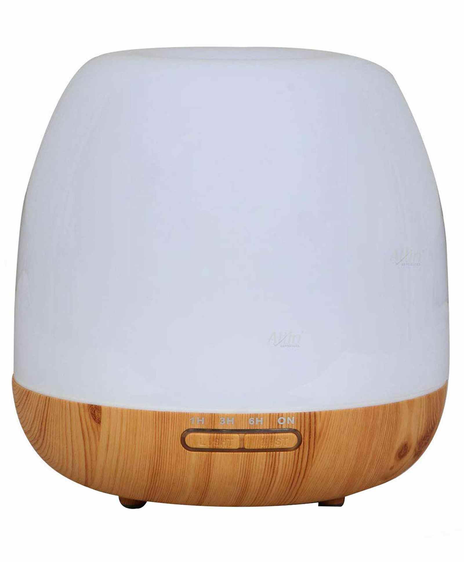 Allin Exporters Aroma Diffuser & Ultrasonic Humidifier With Changing LED Lights - White & Brown-image-3