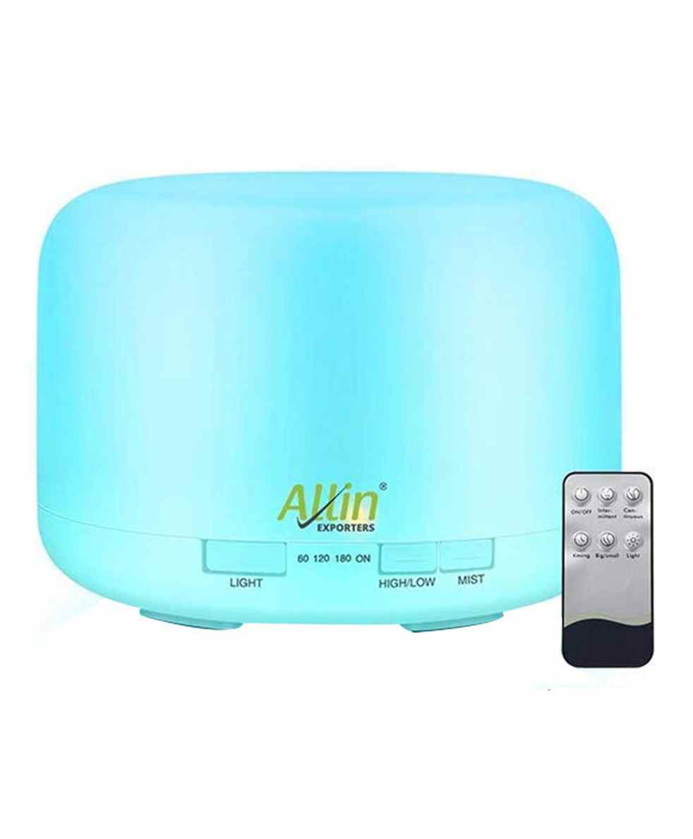 Allin Exporters Aroma Diffuser & Ultrasonic Humidifier With Changing LED Lights - Blue-image-34
