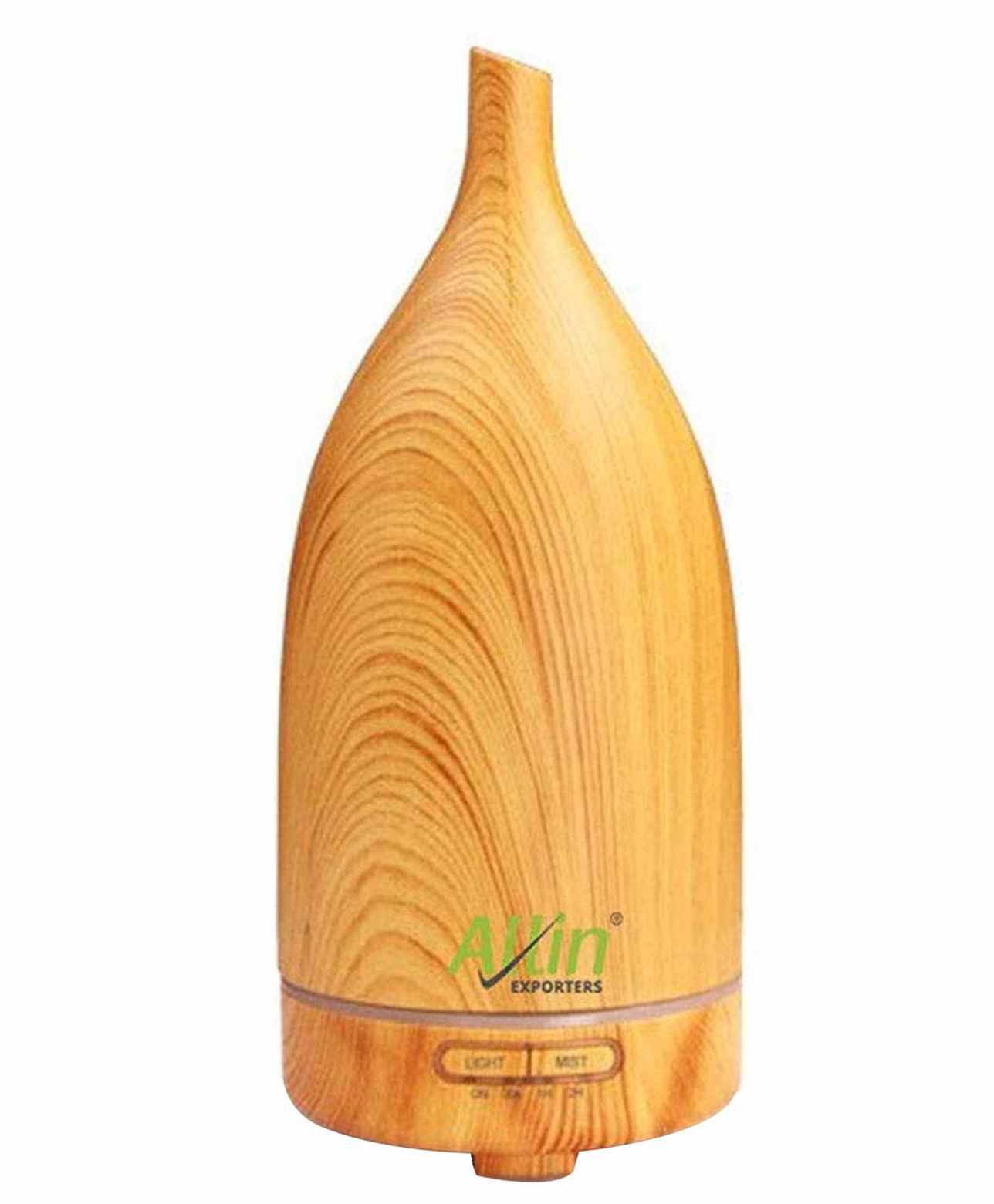 Allin Exporters Aroma Diffuser & Ultrasonic Humidifier With  Automatic Shut-Off and Mist Level Control - Brown-image-36