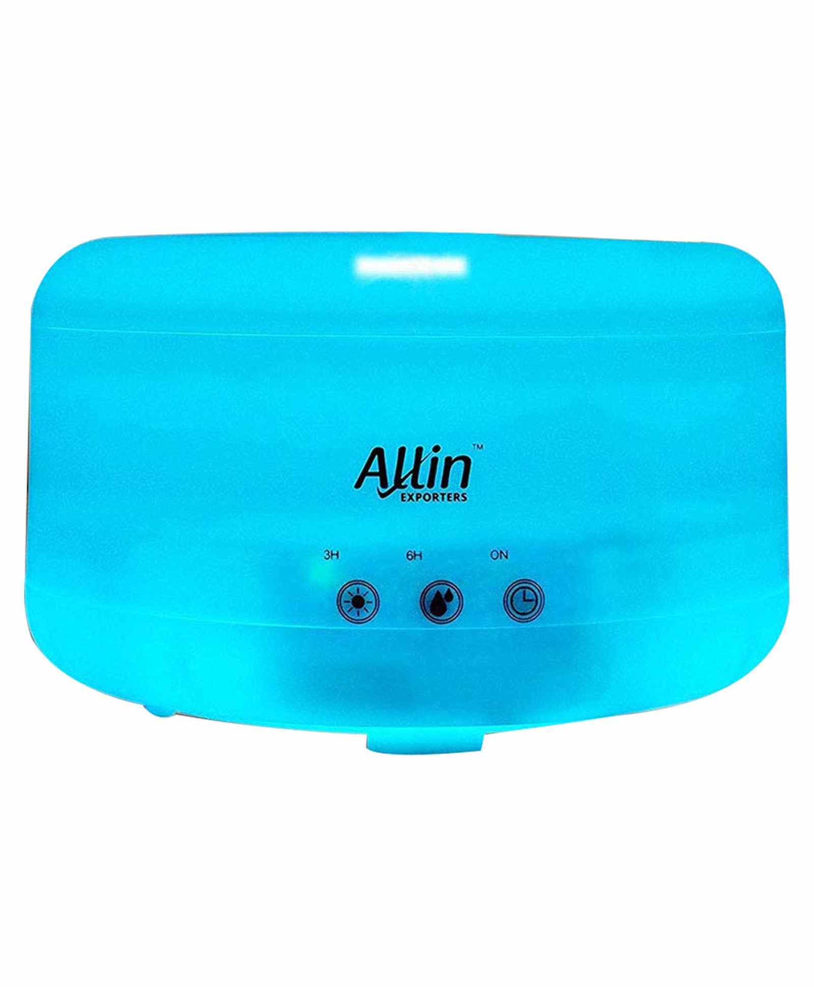 Allin Exporters DT-208 Touchpad Ultrasonic Humidifier & Aroma Diffuser With Timer and 7 Colourful LED Light Modes - Blue-image-2
